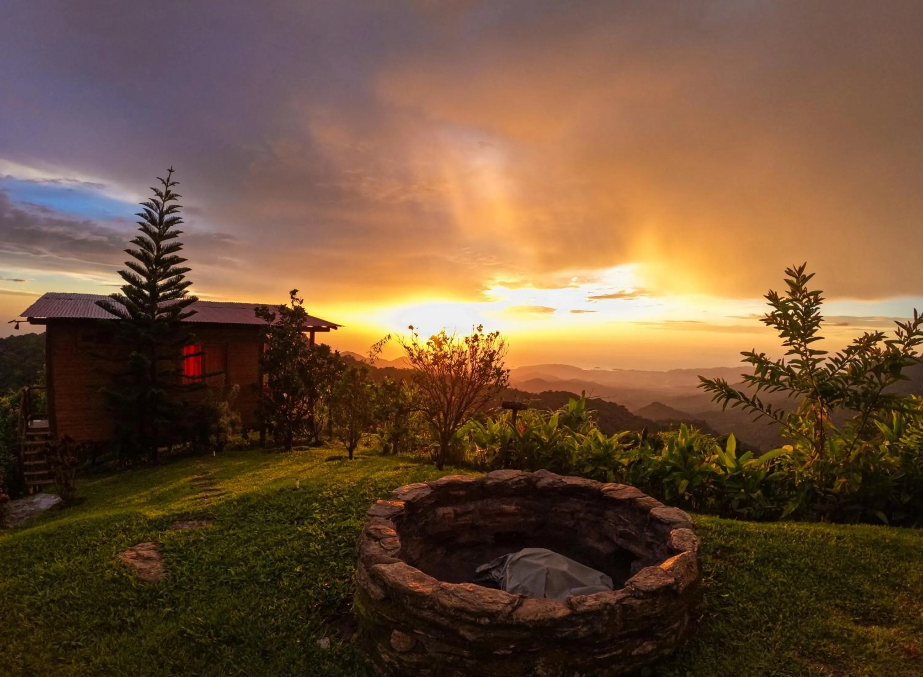 Natural landscape in Loma Nevada Minca Hotel