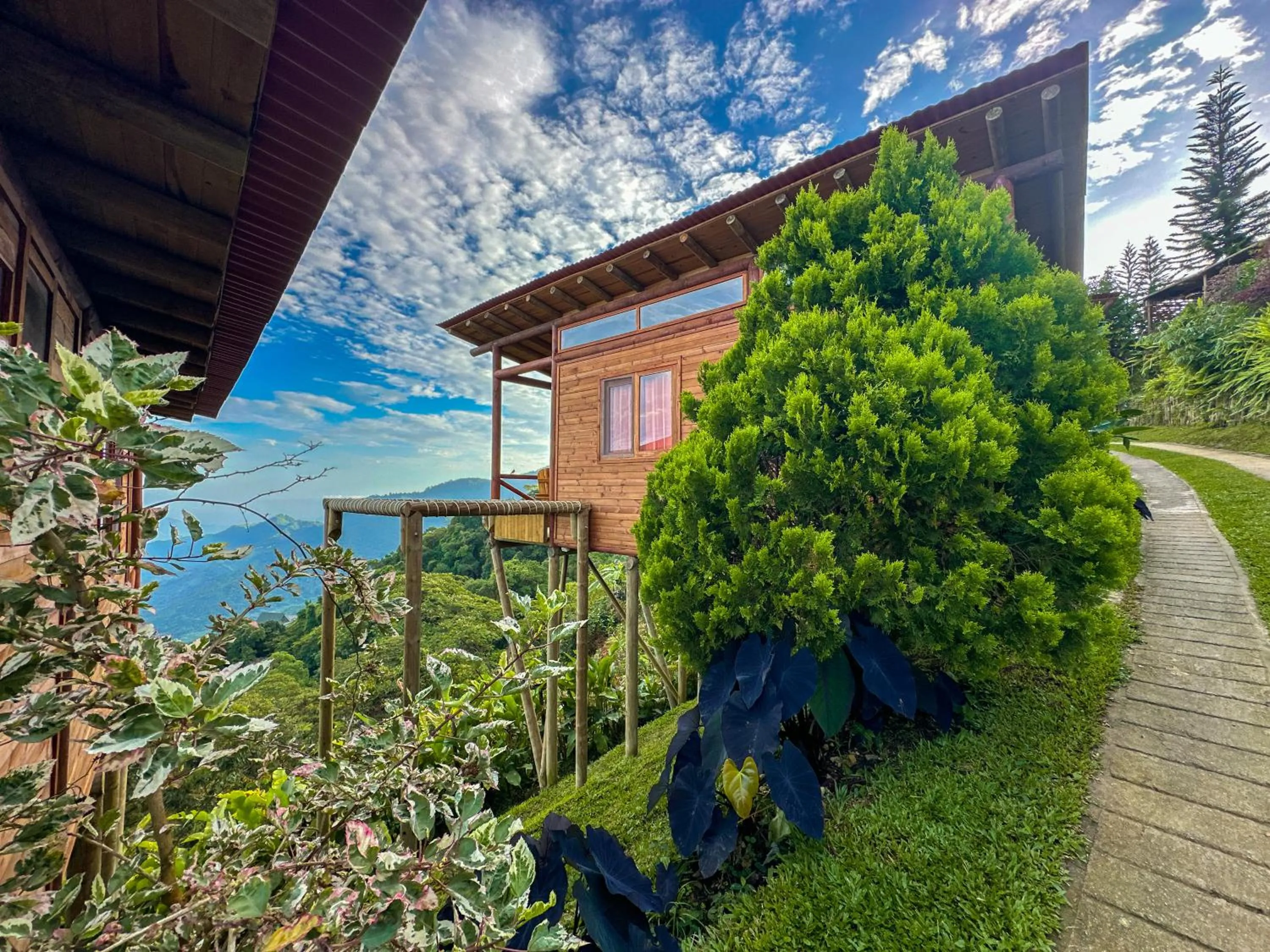 Property building in Loma Nevada Minca Hotel