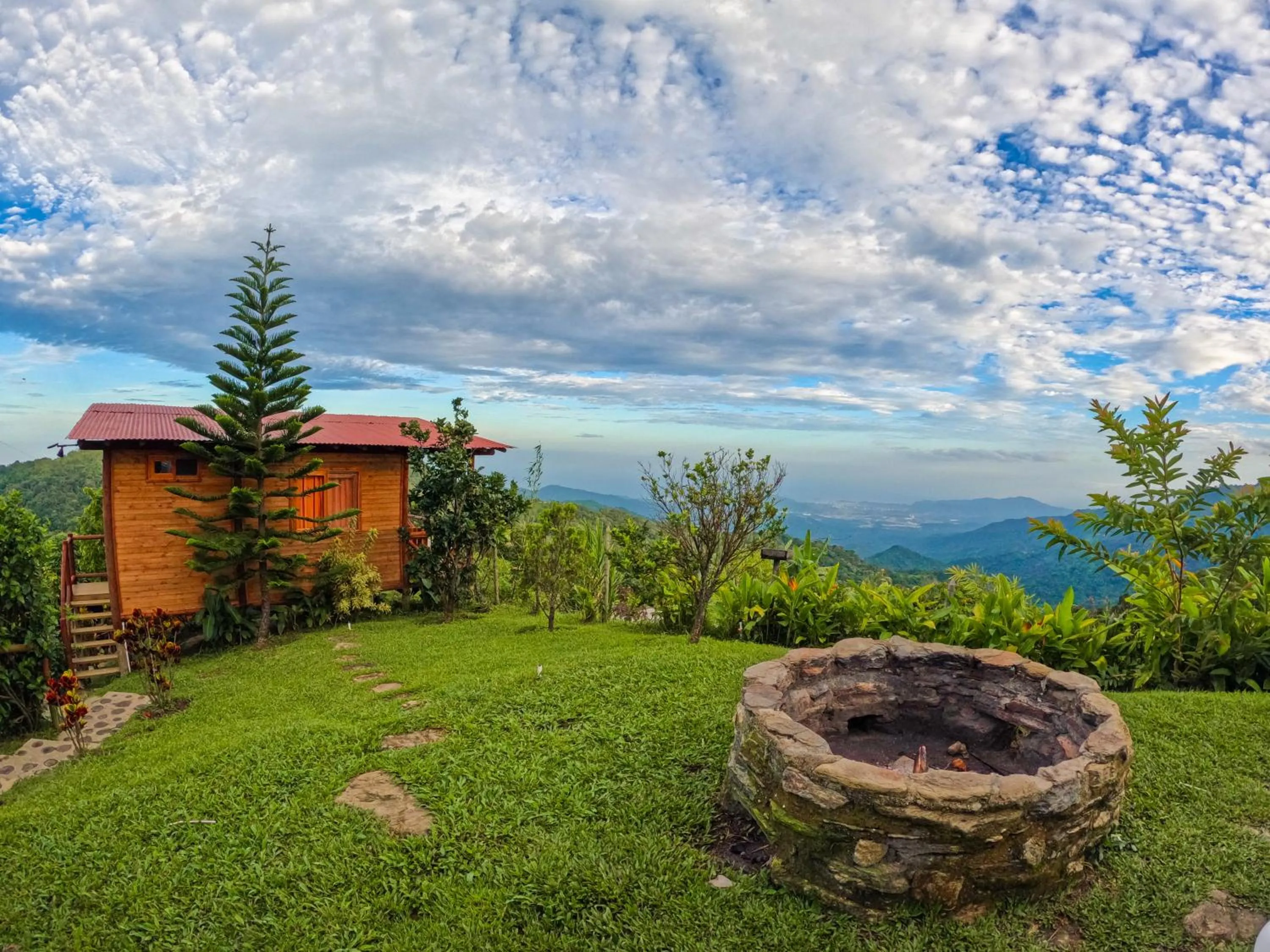 Garden view in Loma Nevada Minca Hotel
