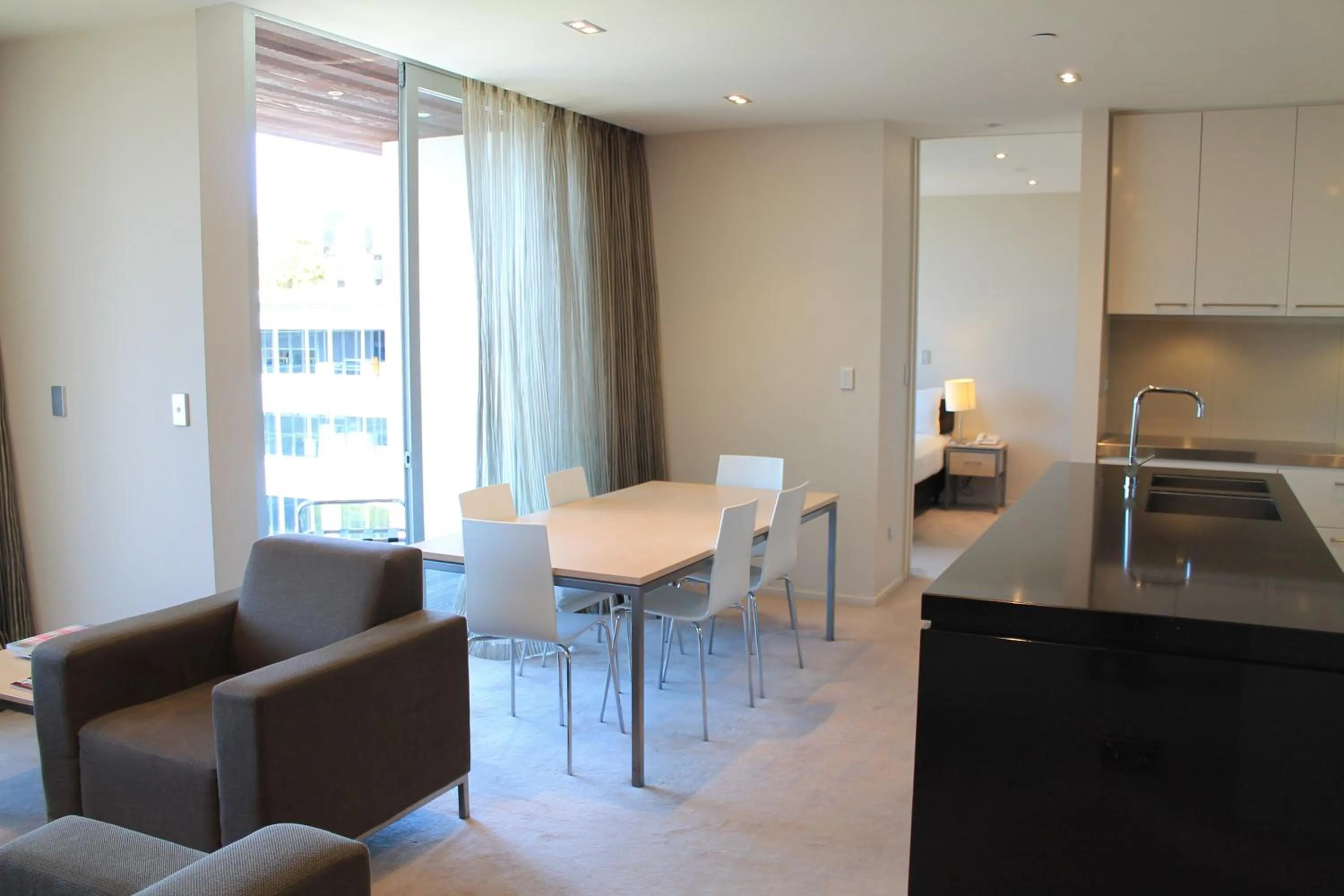 Dining area in Quest Carlaw Park Serviced Apartments