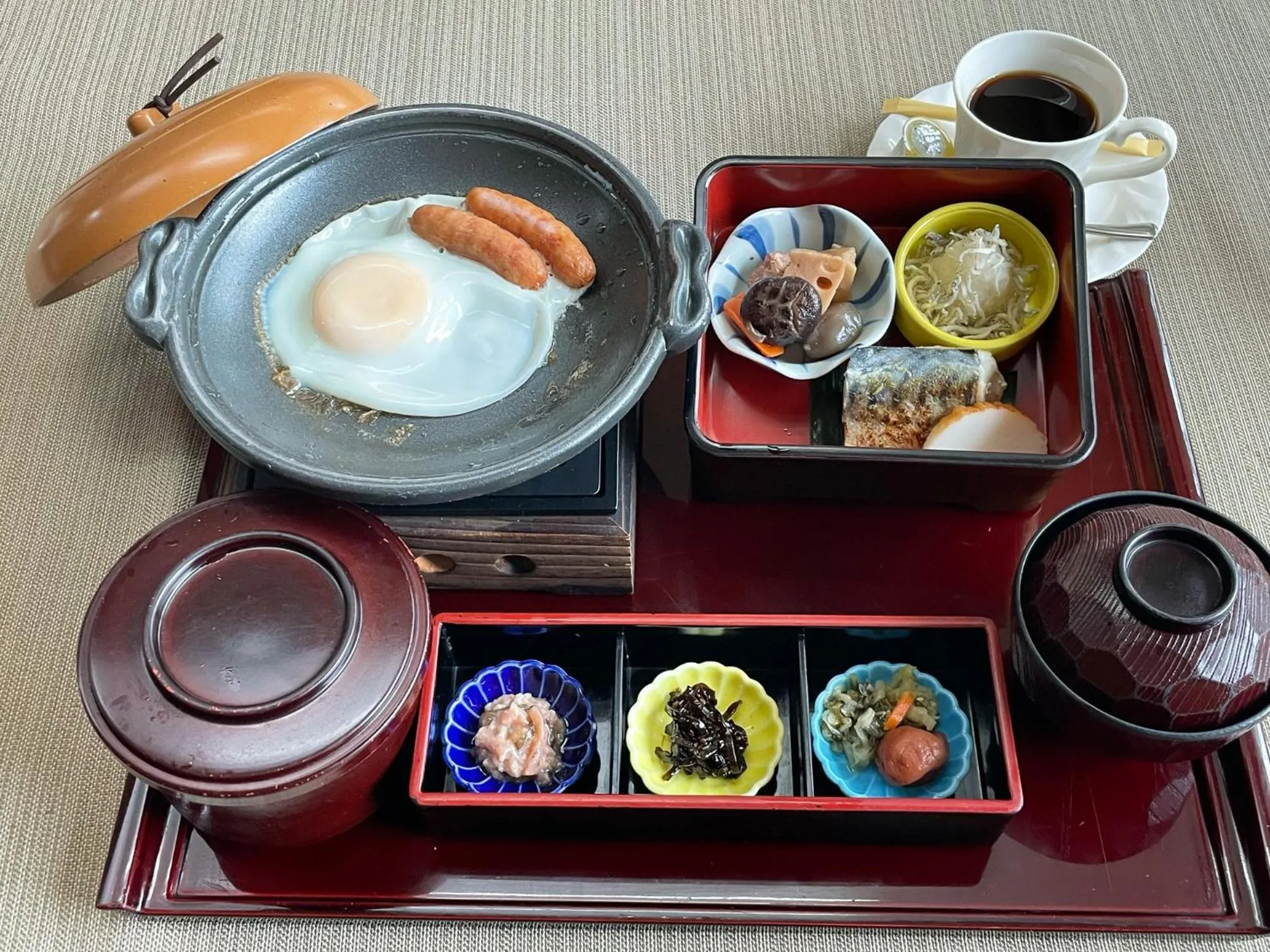 Breakfast in Hotel Takeshi Sanso