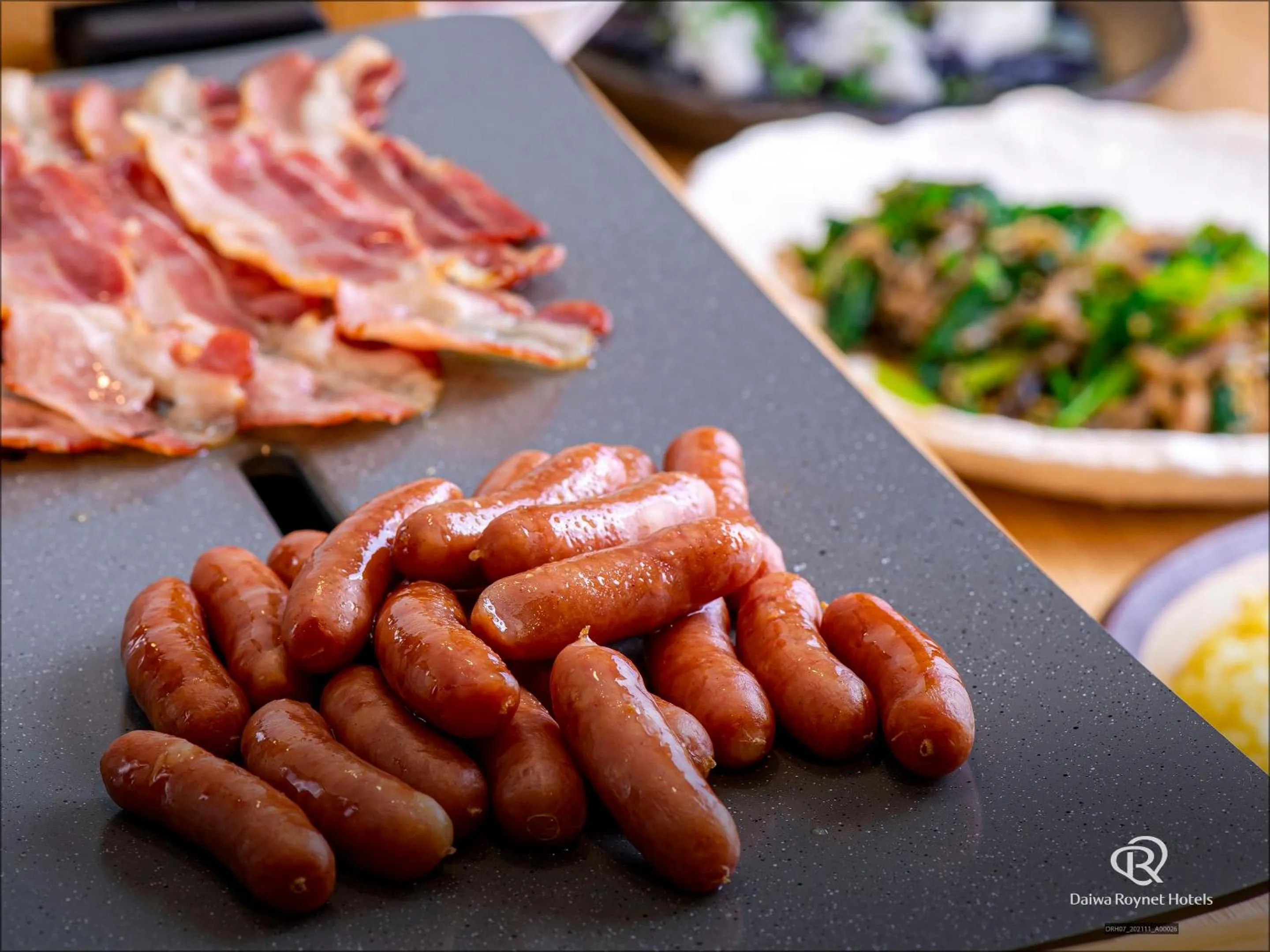 Buffet breakfast in Daiwa Roynet Hotel Oita