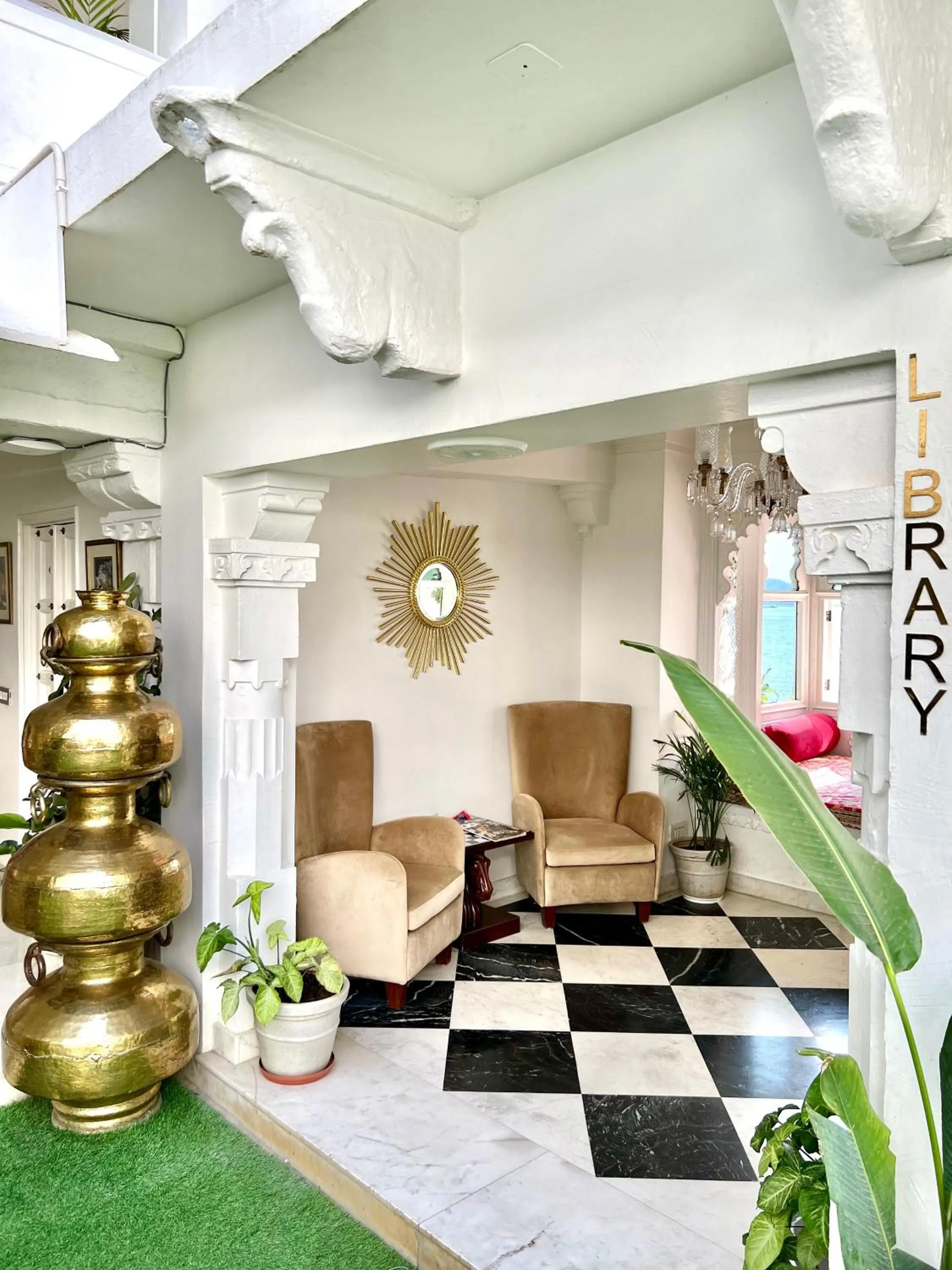 Library in Jagat Niwas Palace