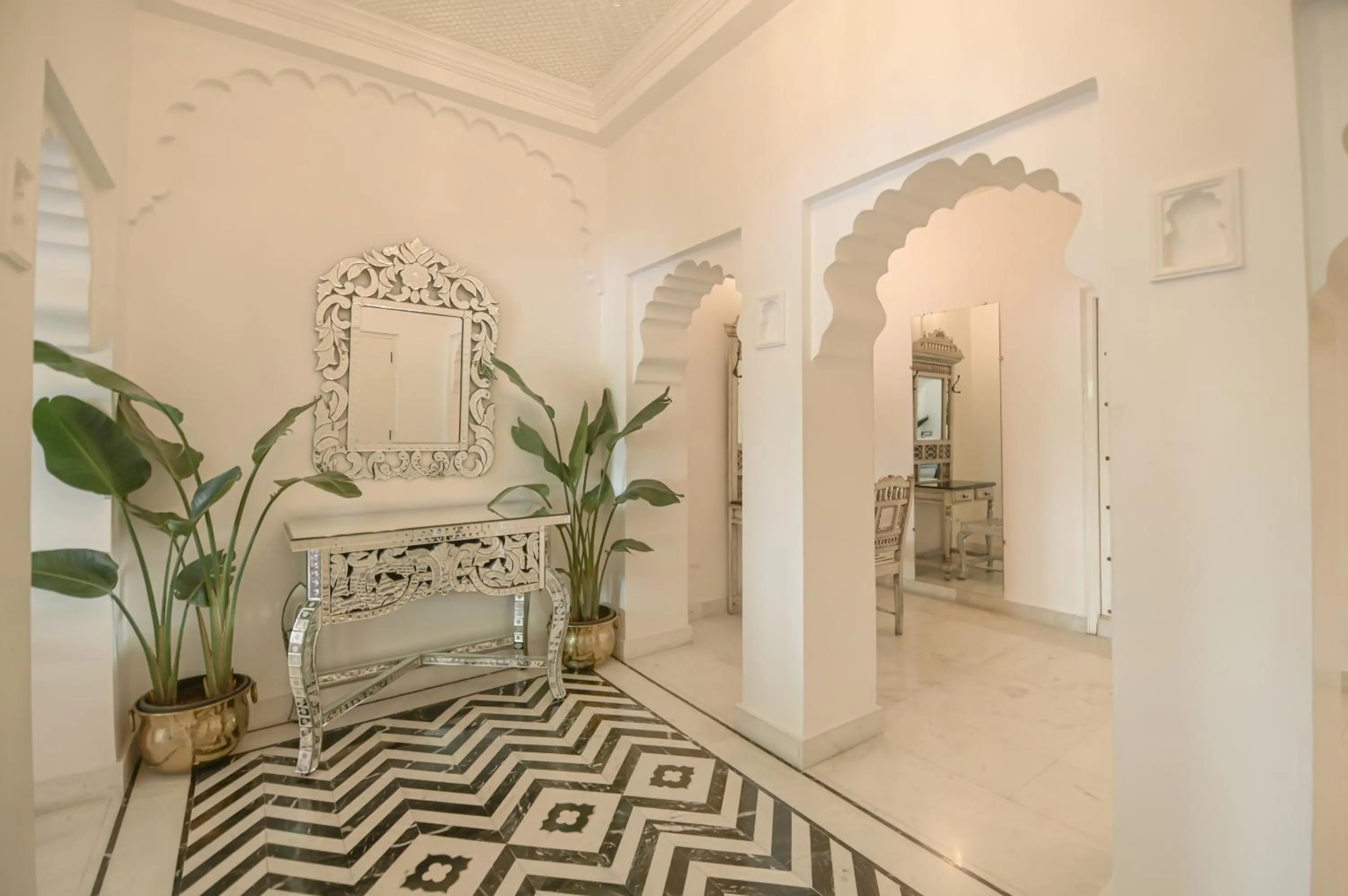 Decorative detail in Jagat Niwas Palace