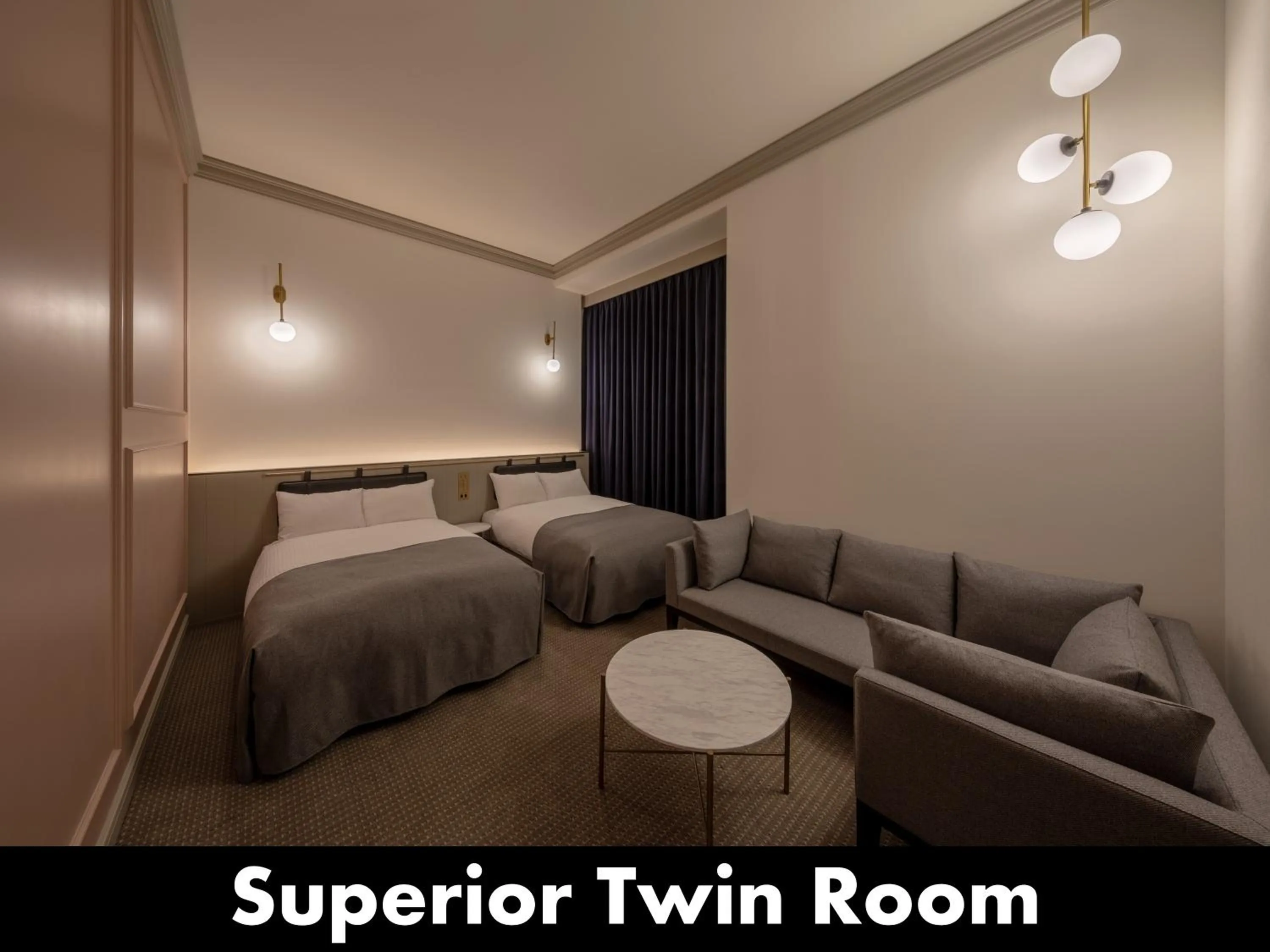 Bed in UNWIND HOTEL & BAR OTARU