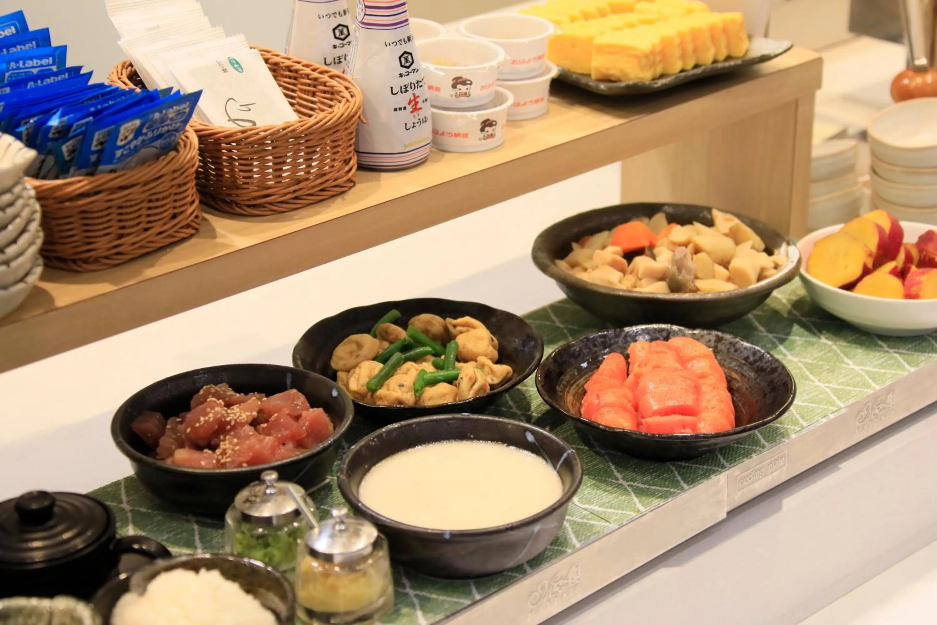 Buffet breakfast in Keisei Richmond Hotel Tokyo Monzennakacho