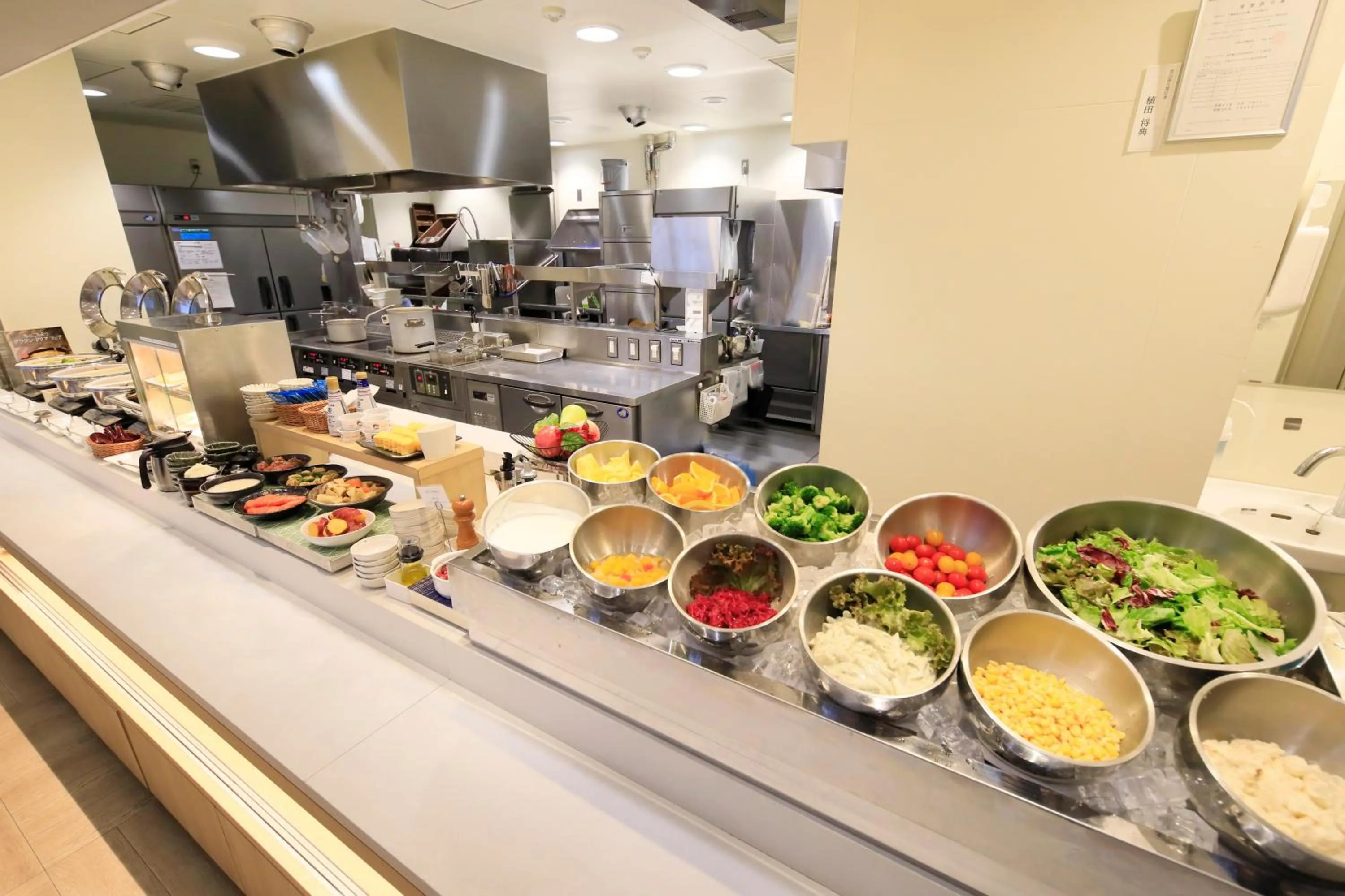 Buffet breakfast in Keisei Richmond Hotel Tokyo Monzennakacho