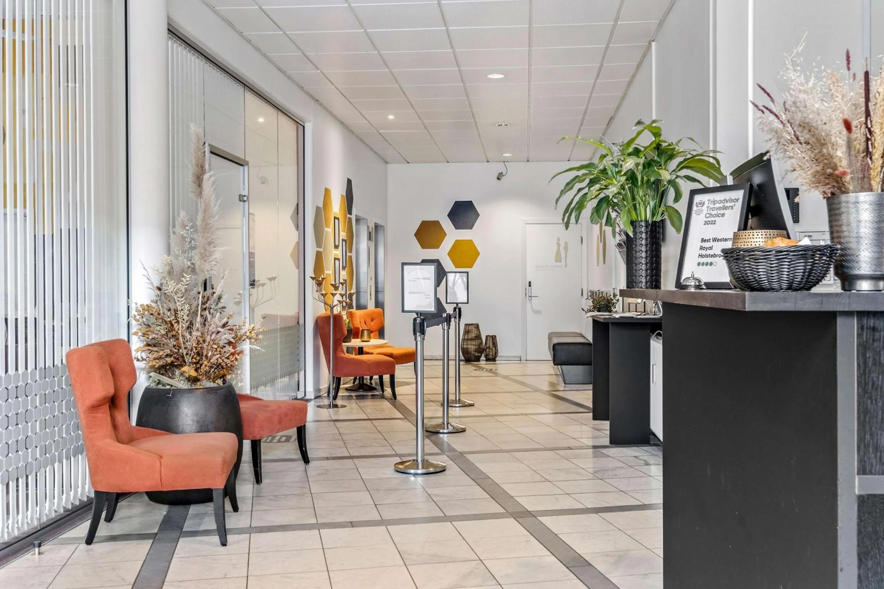 Lobby or reception in Best Western Royal Holstebro