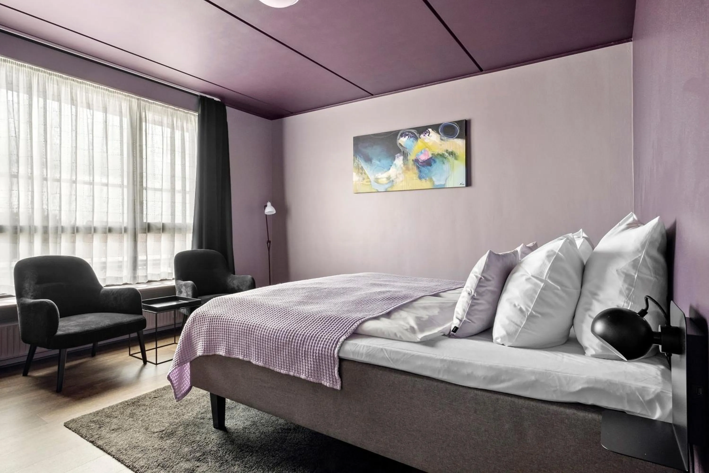 Bed in Best Western Royal Holstebro