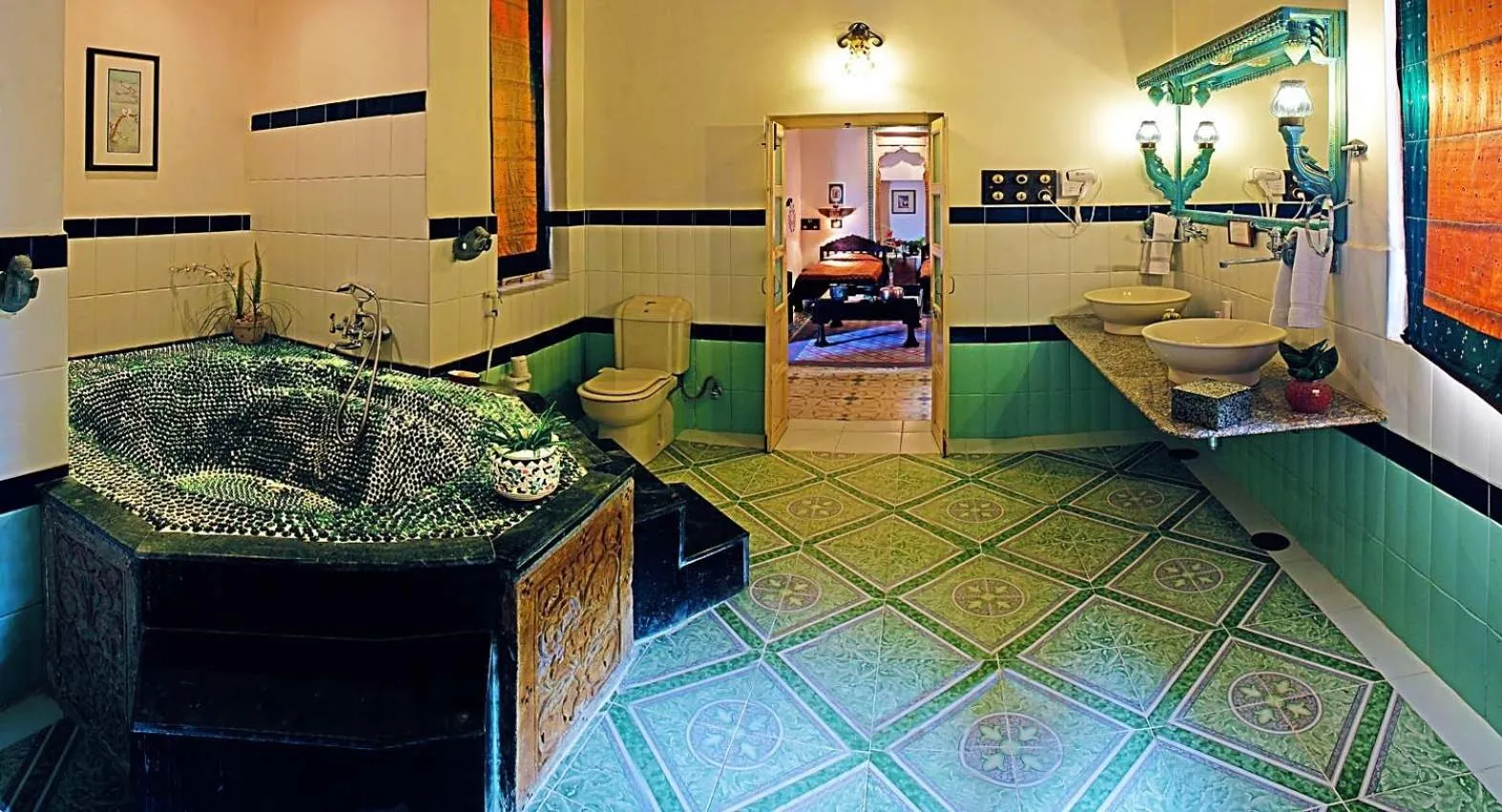 Bathroom in Deogarh Mahal