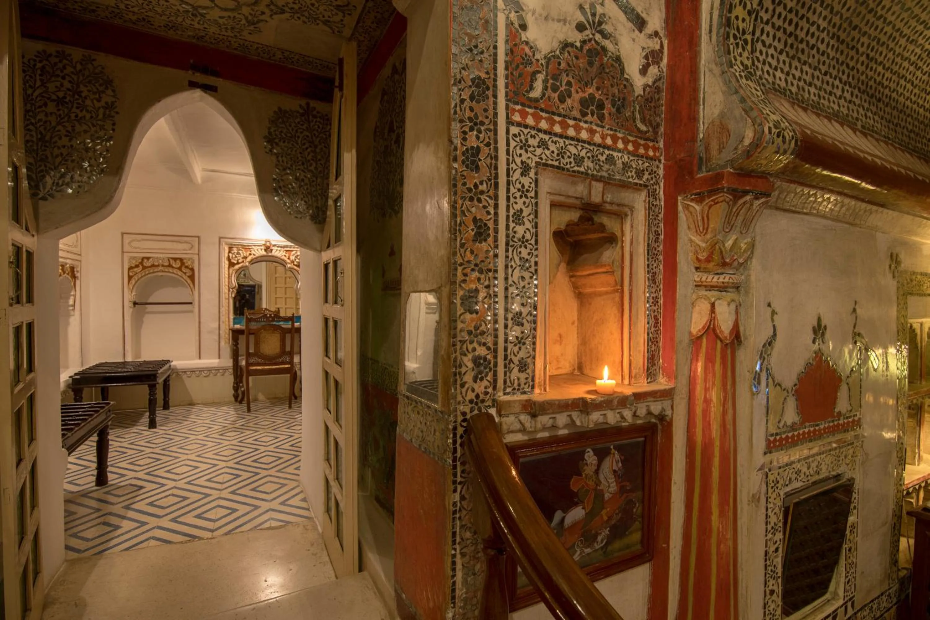 Living room in Deogarh Mahal