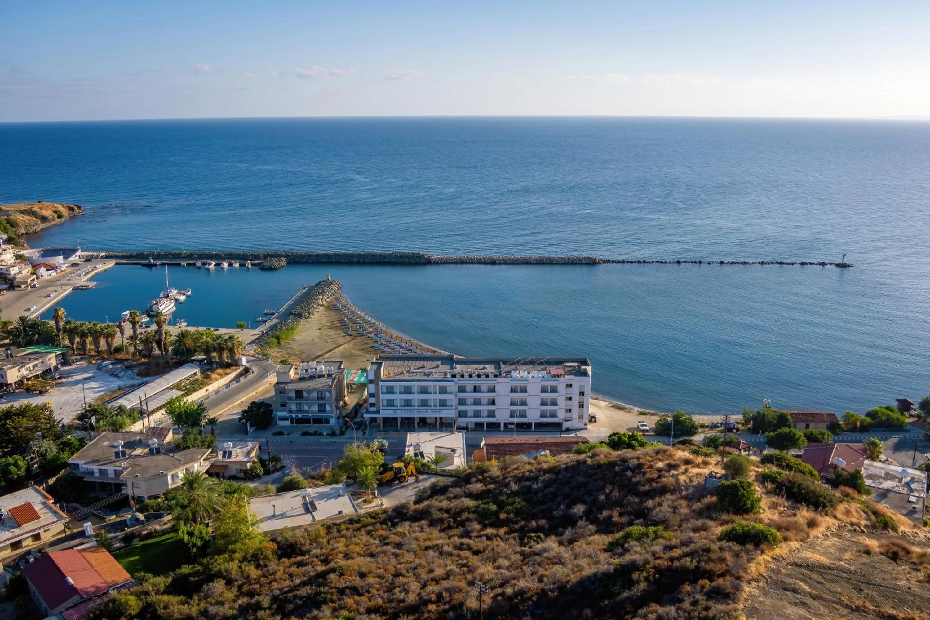 Bird's eye view in Tylos Beach Hotel