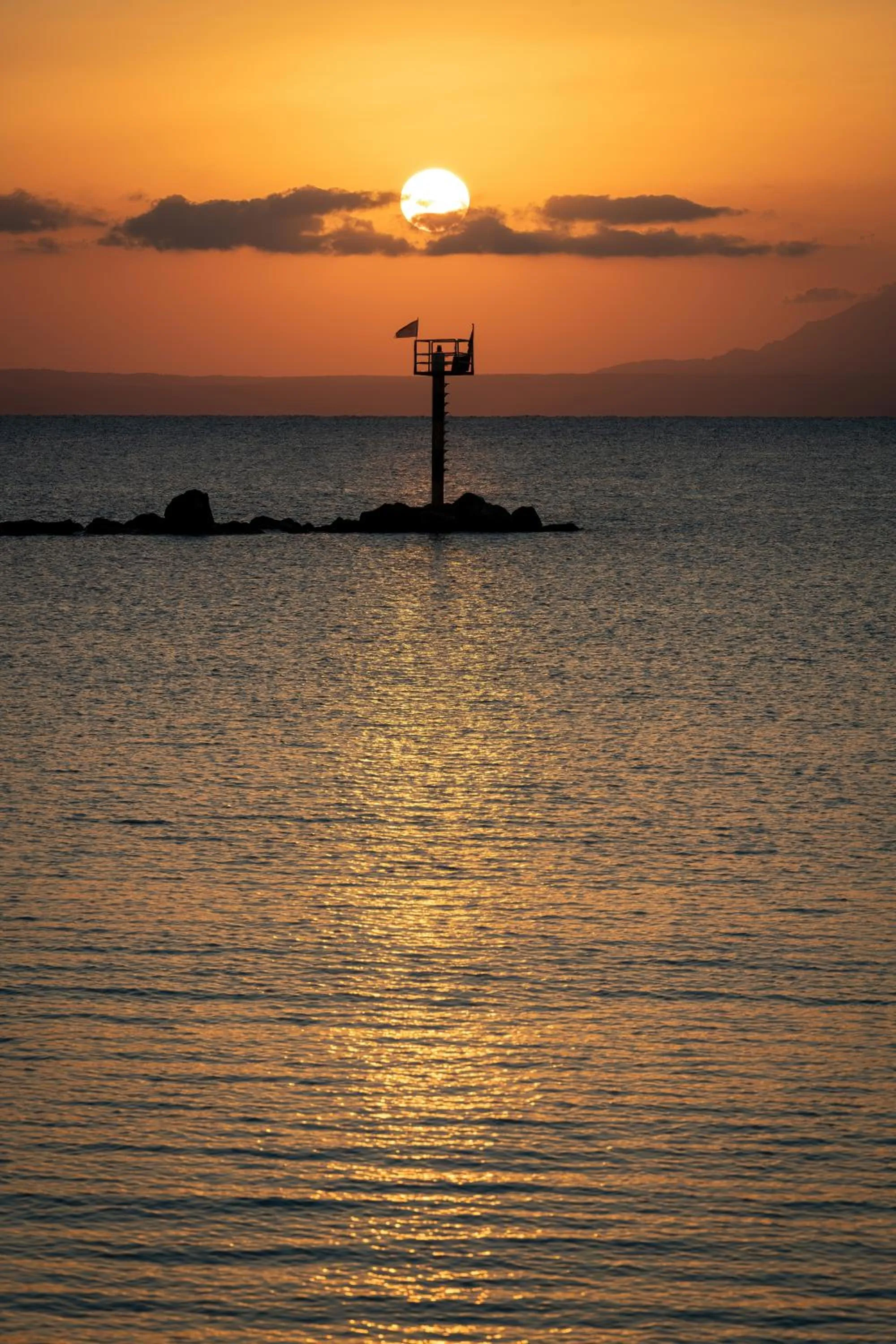 Sunrise in Tylos Beach Hotel