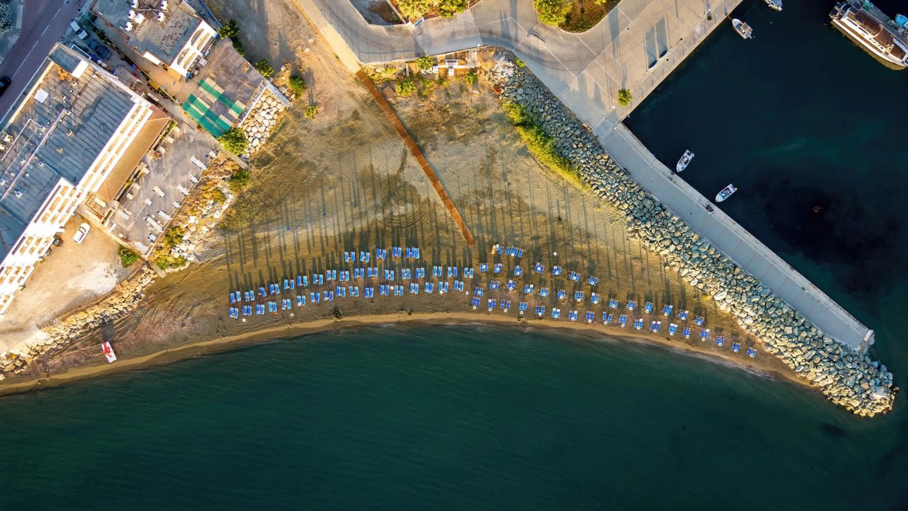 Bird's eye view in Tylos Beach Hotel