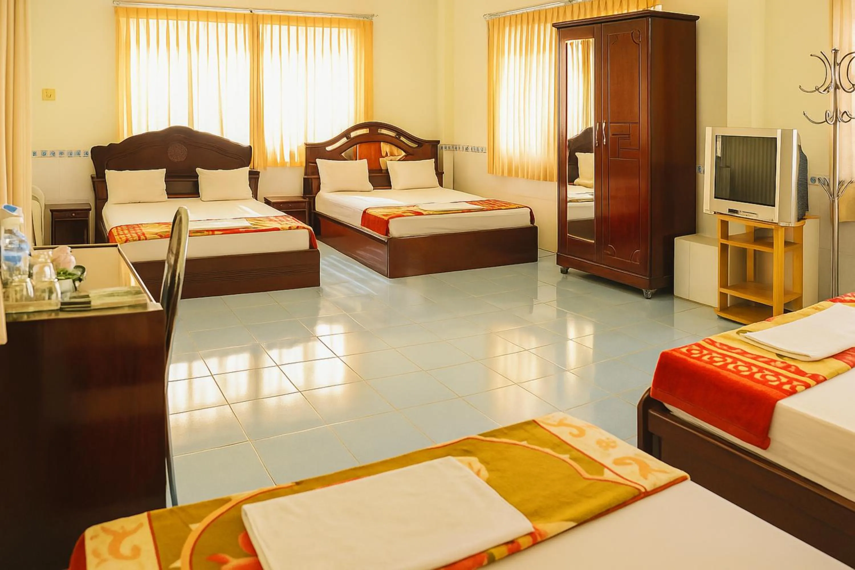 Bed in Khách Sạn Ngọc Hân