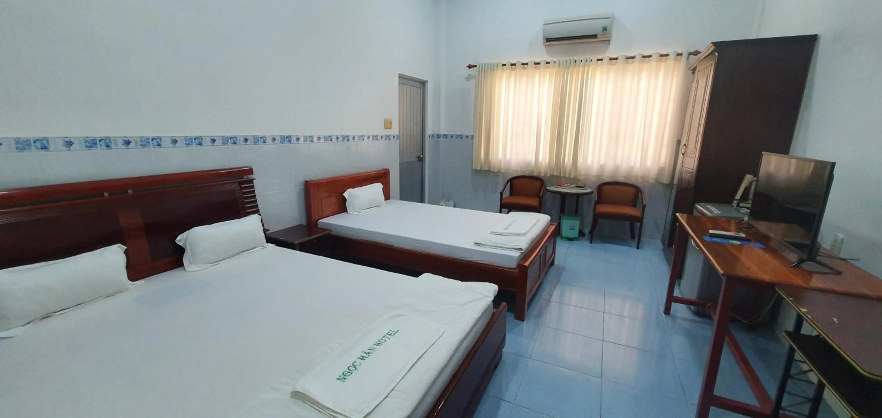 Bed in Khách Sạn Ngọc Hân