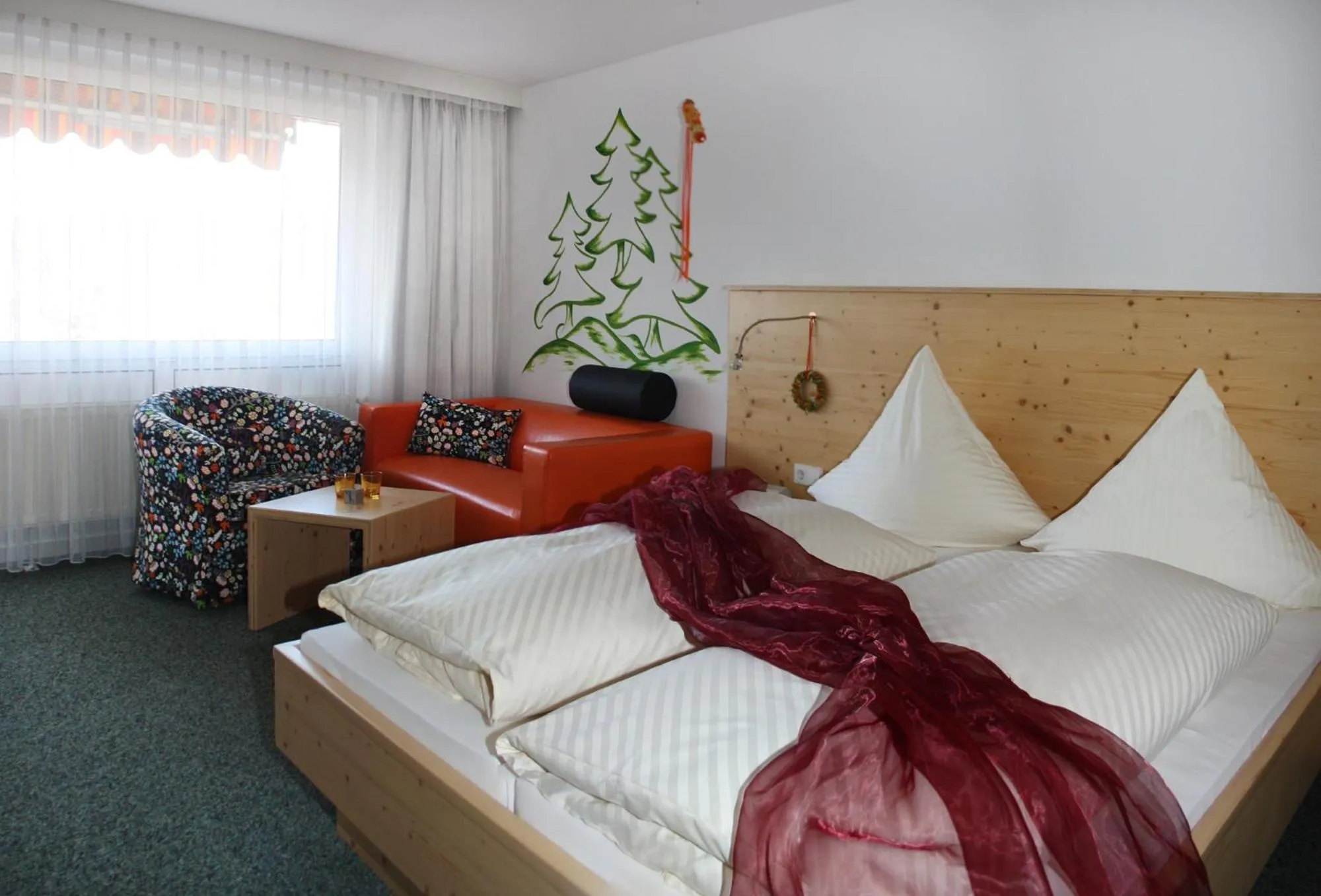 Bed in Hochwald Hotel & Apartment