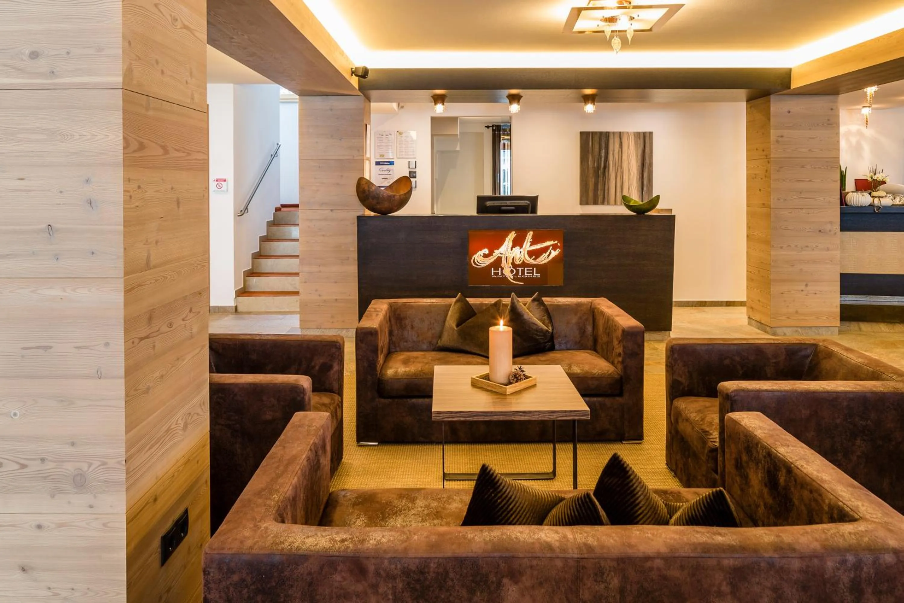 Lobby or reception in ArtHotel Anterleghes - Gardenahotels