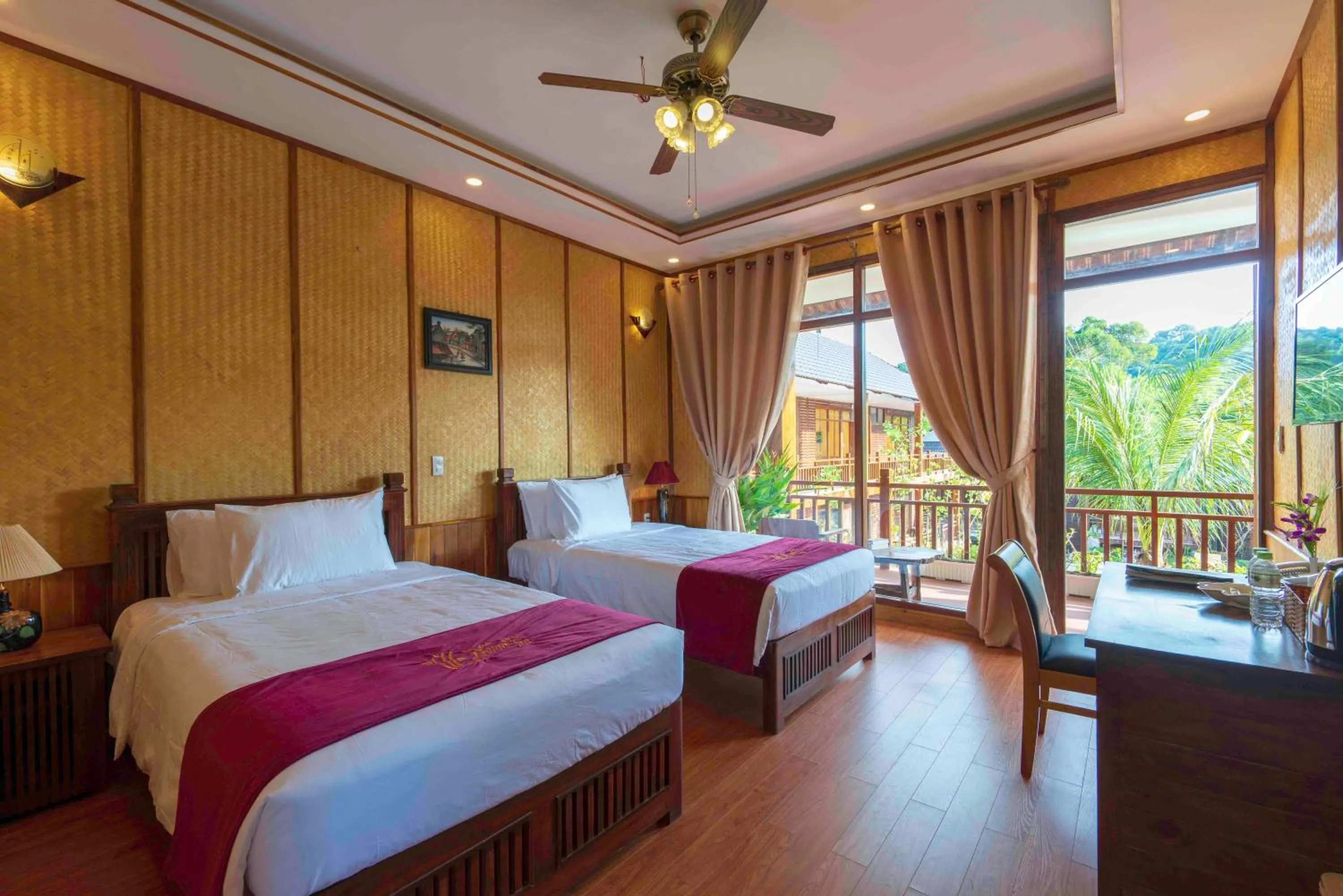 Bedroom, Bed in Phu Quoc Bambusa Resort
