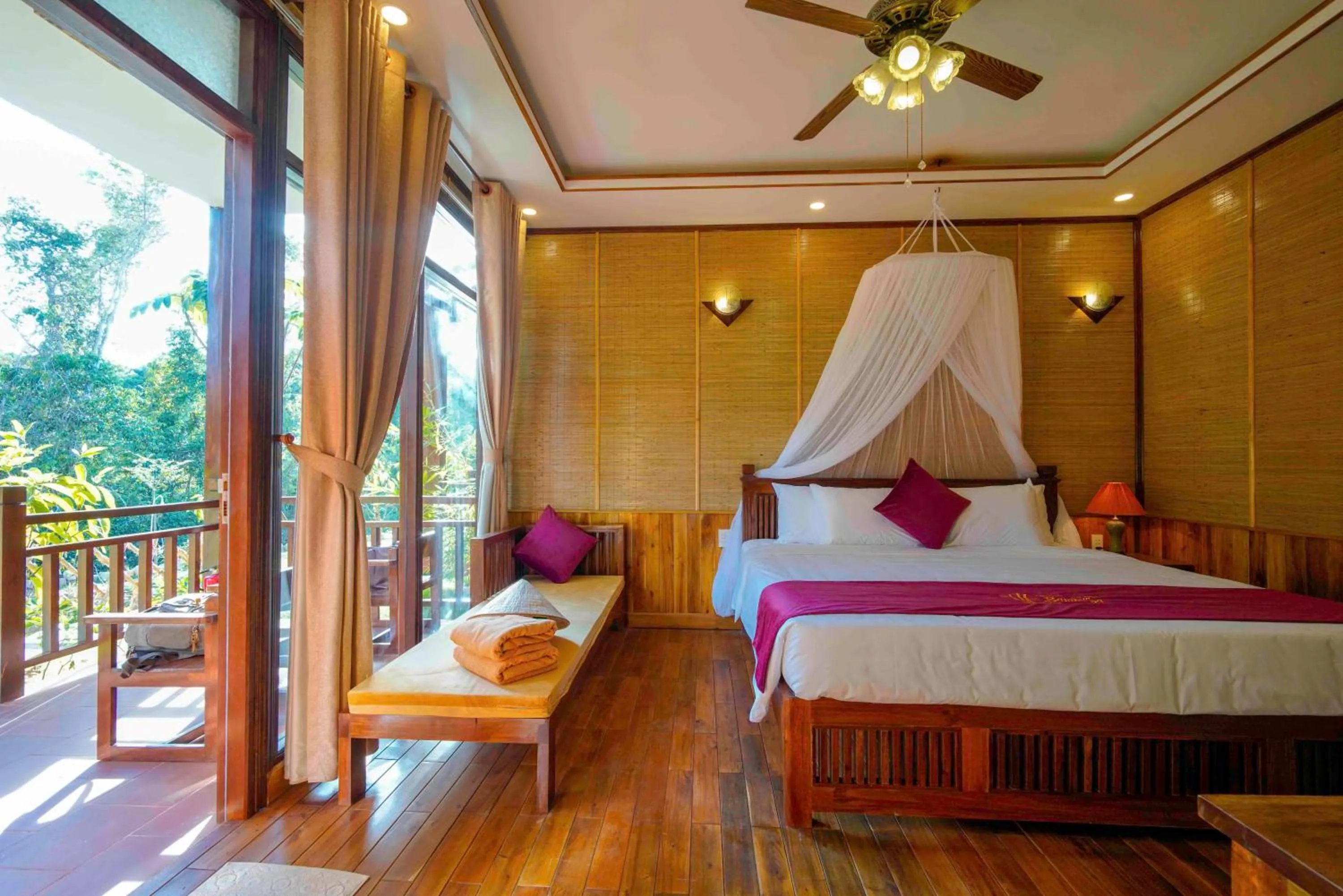 Bedroom, Bed in Phu Quoc Bambusa Resort