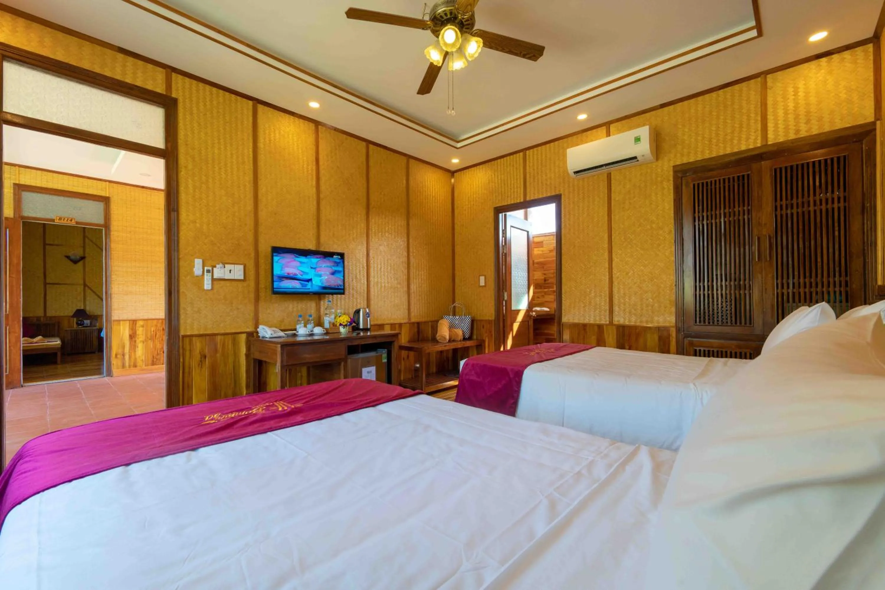 Bedroom, Bed in Phu Quoc Bambusa Resort