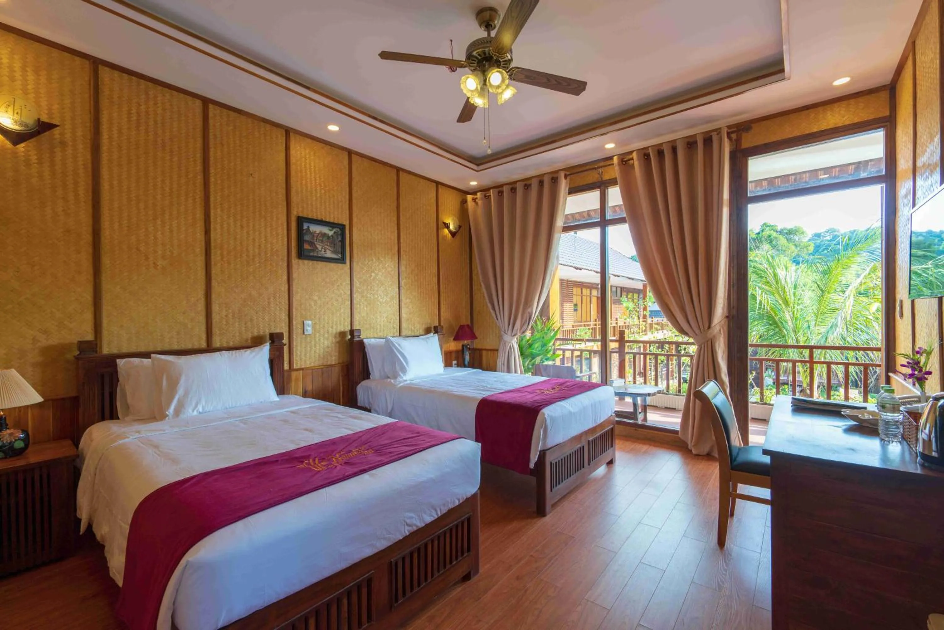 Bedroom, Bed in Phu Quoc Bambusa Resort