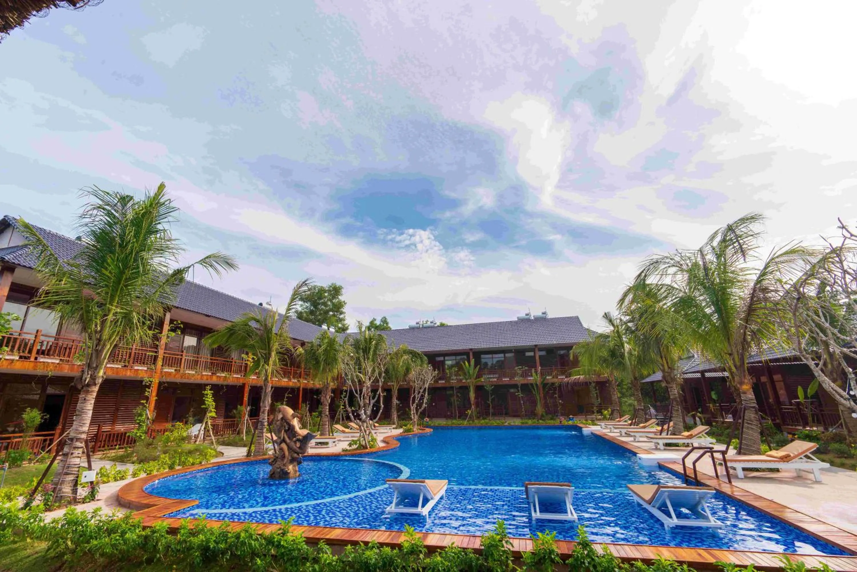 Property building in Phu Quoc Bambusa Resort