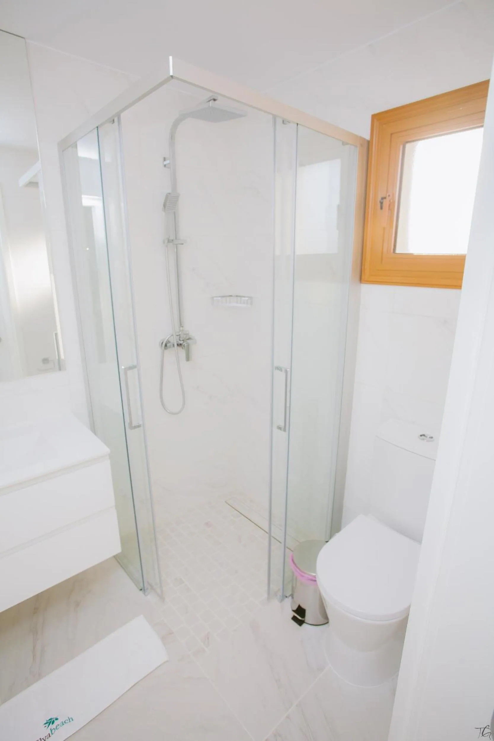 Shower in Elya Beach Luxury Suites