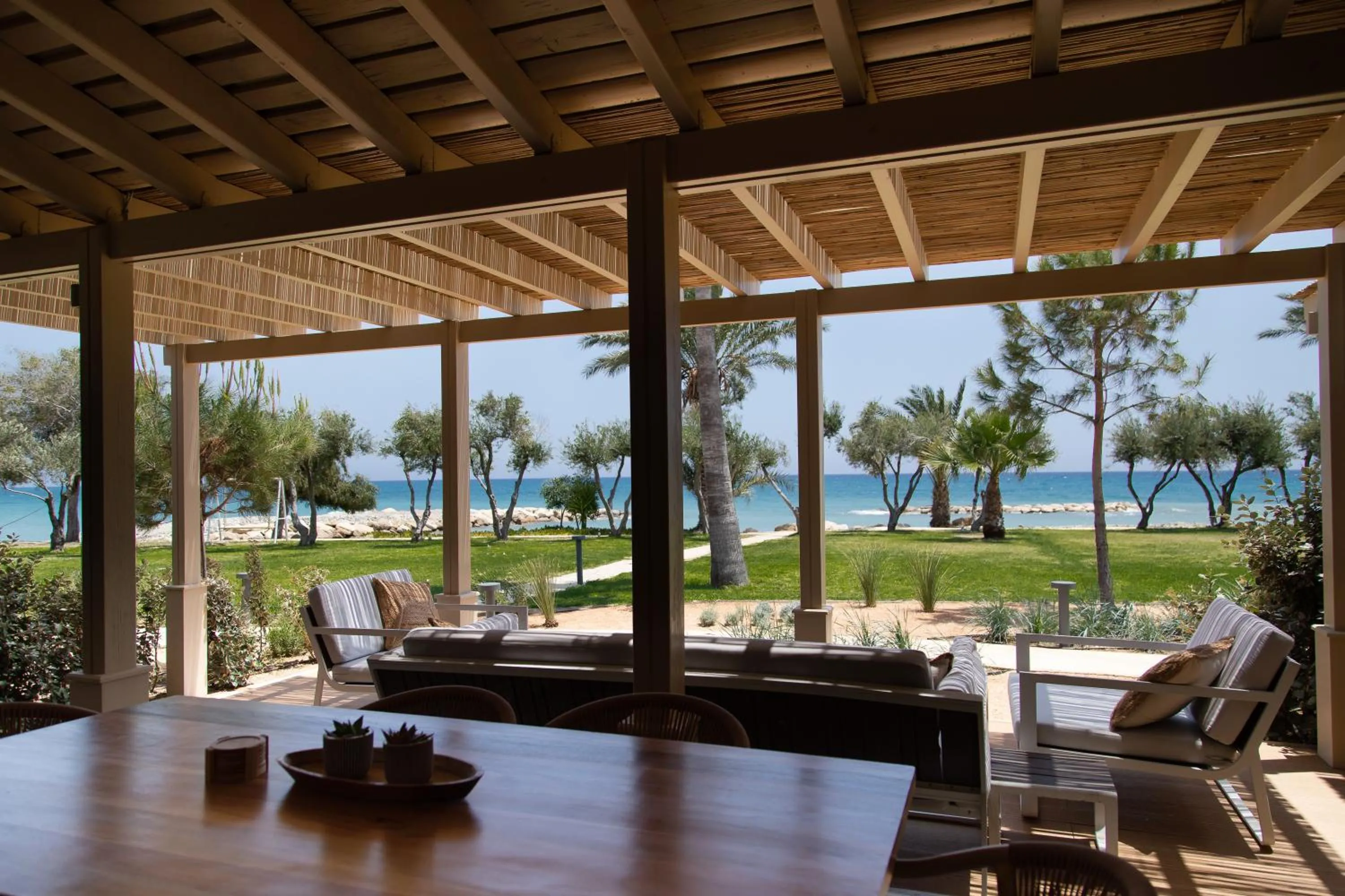 Patio in Elya Beach Luxury Suites