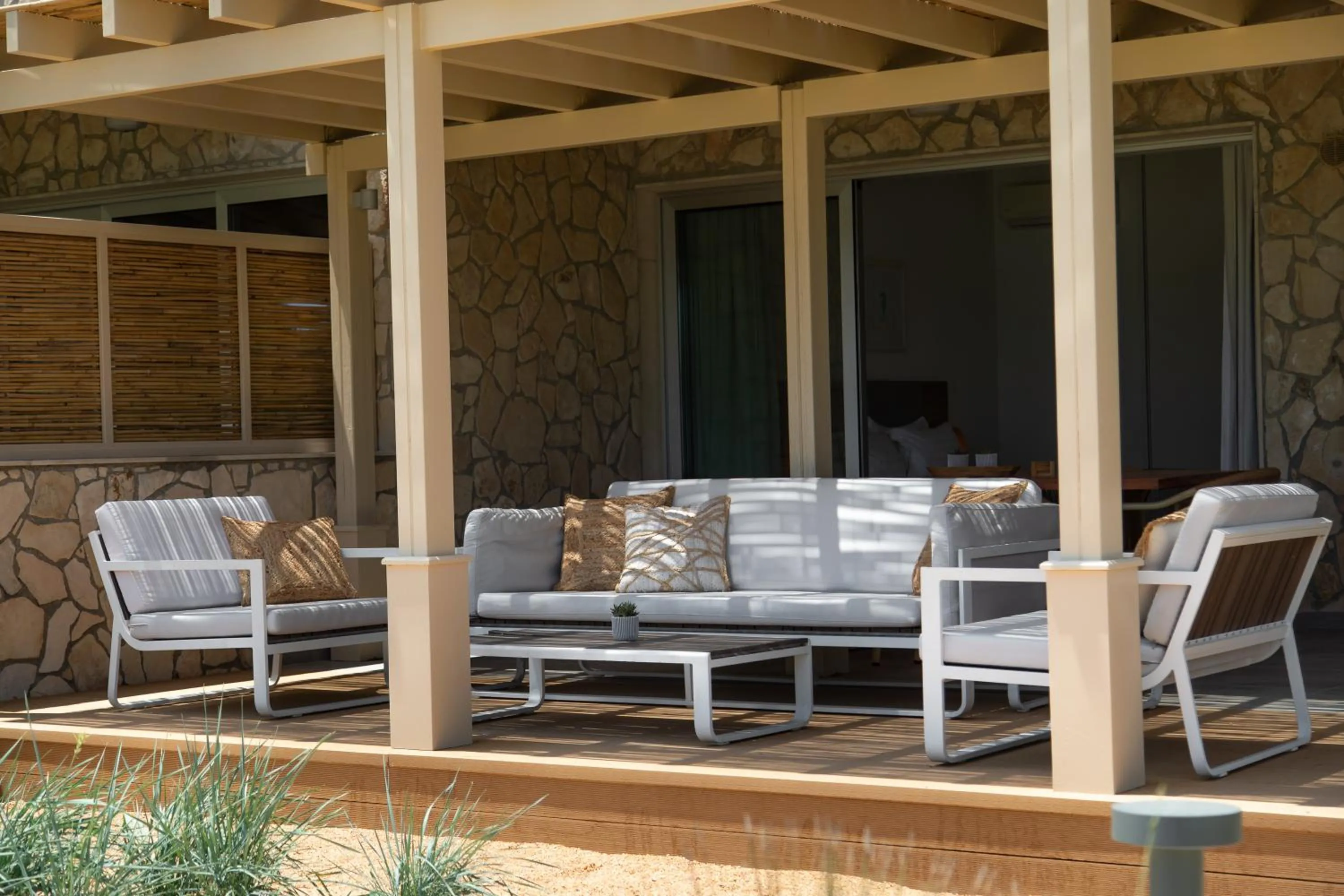 Patio in Elya Beach Luxury Suites