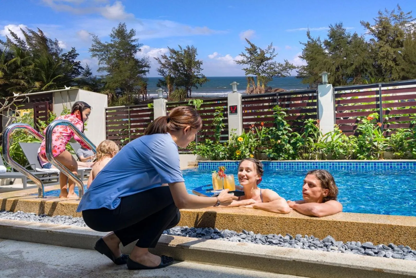 People in Beach Haven Suites Hội An Apartment