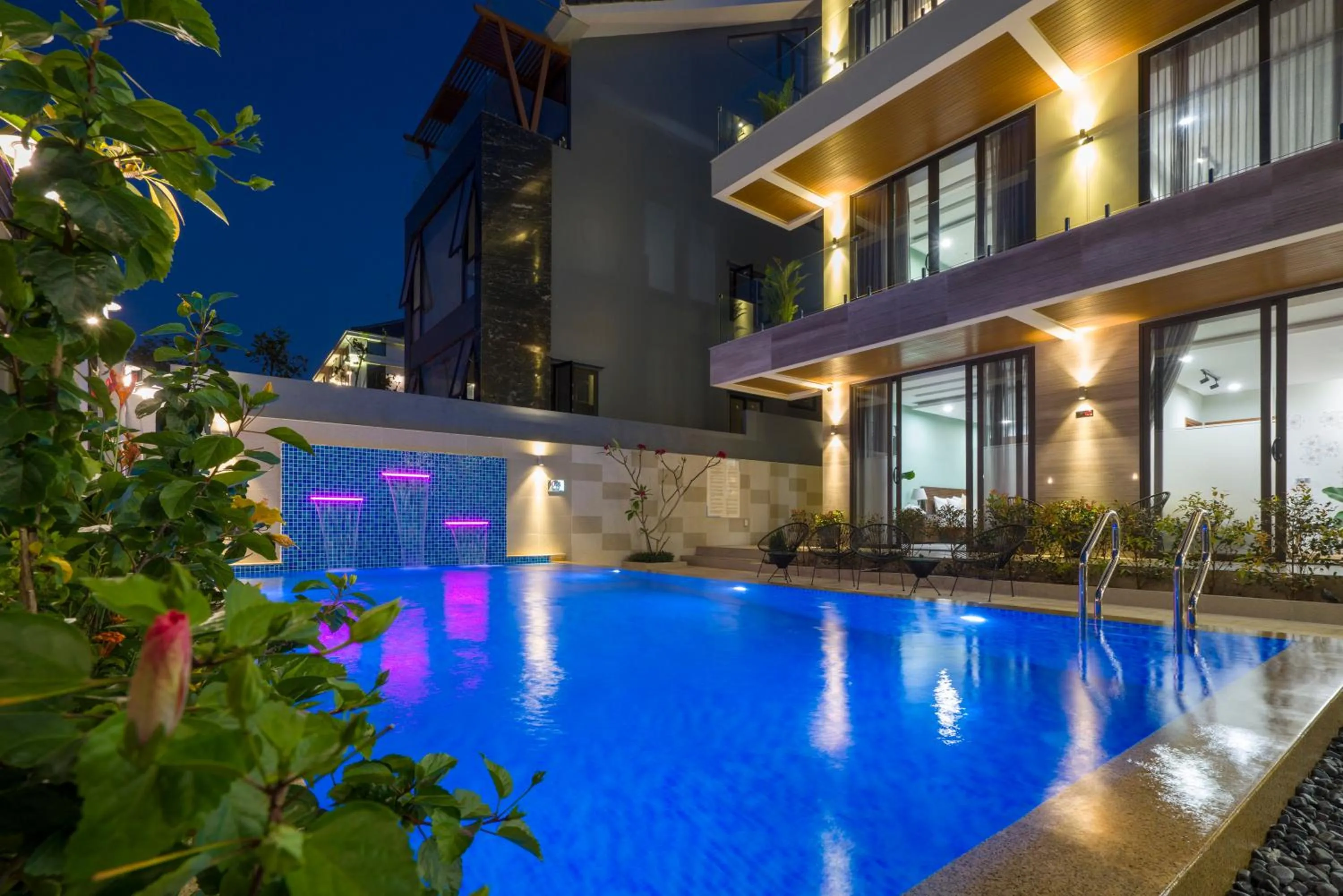 Pool view in Beach Haven Suites Hội An Apartment