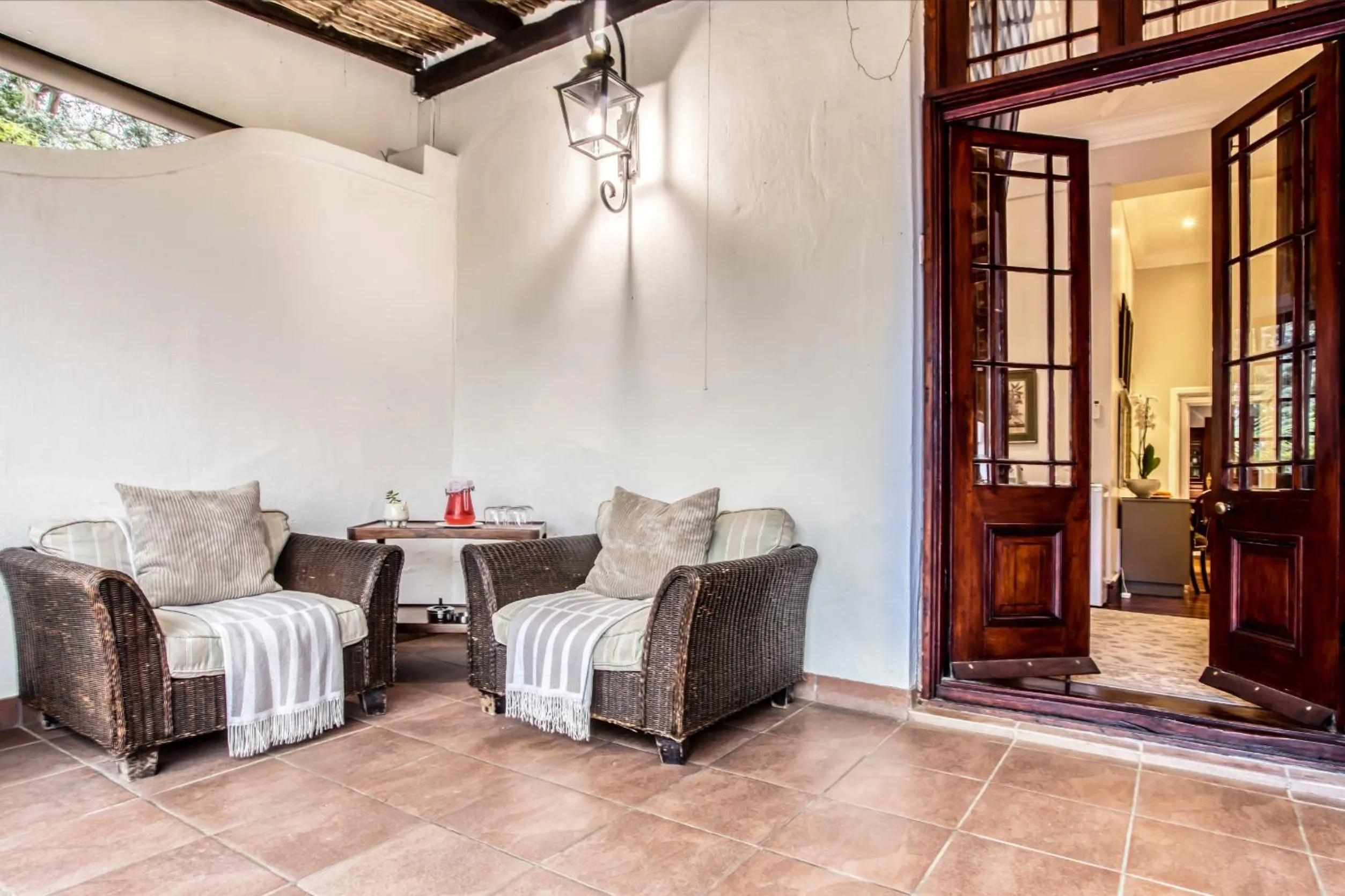 Patio in Vredenburg Manor House