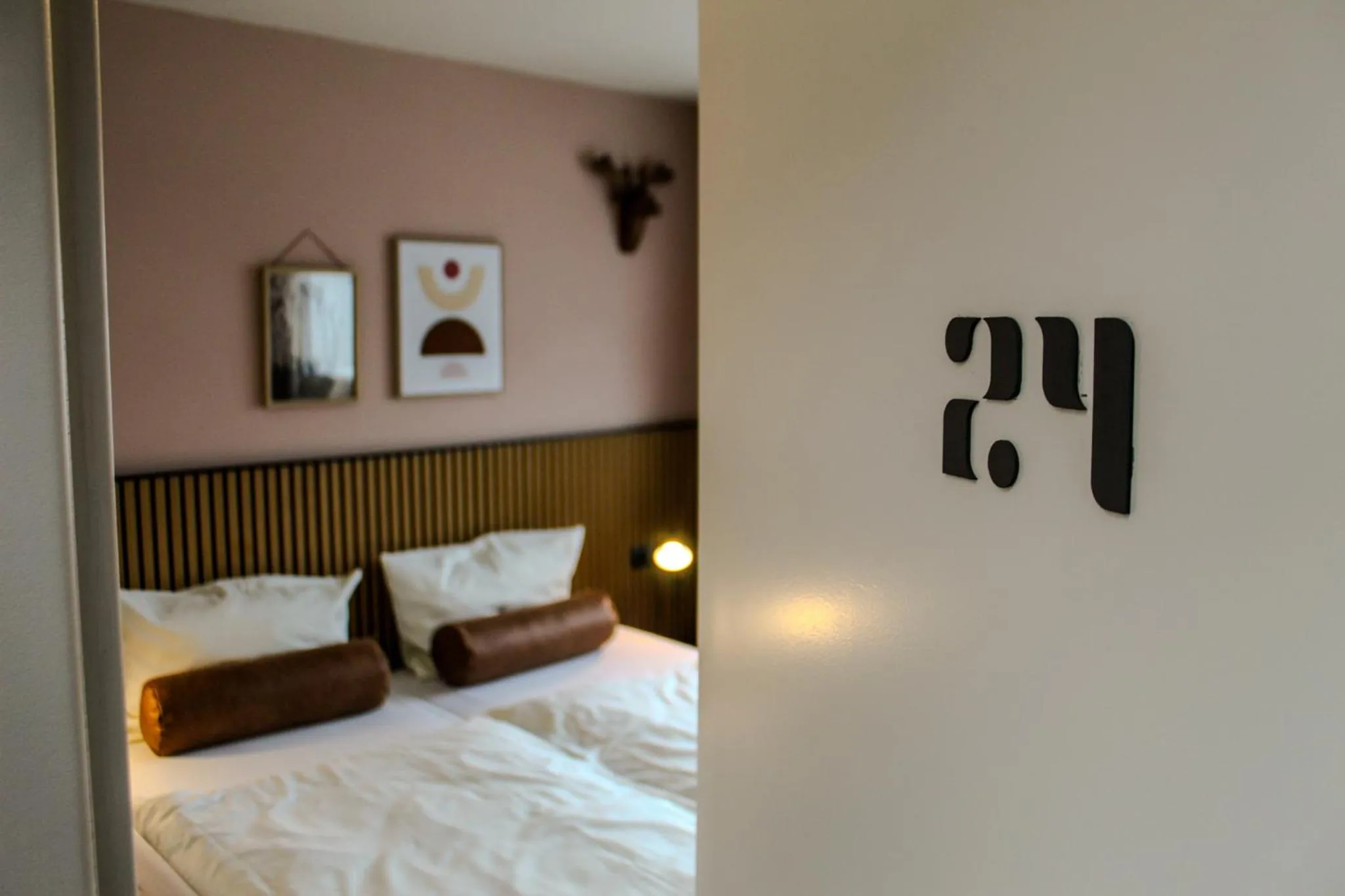 Bed in Airport Hotel Jägerhof Weeze