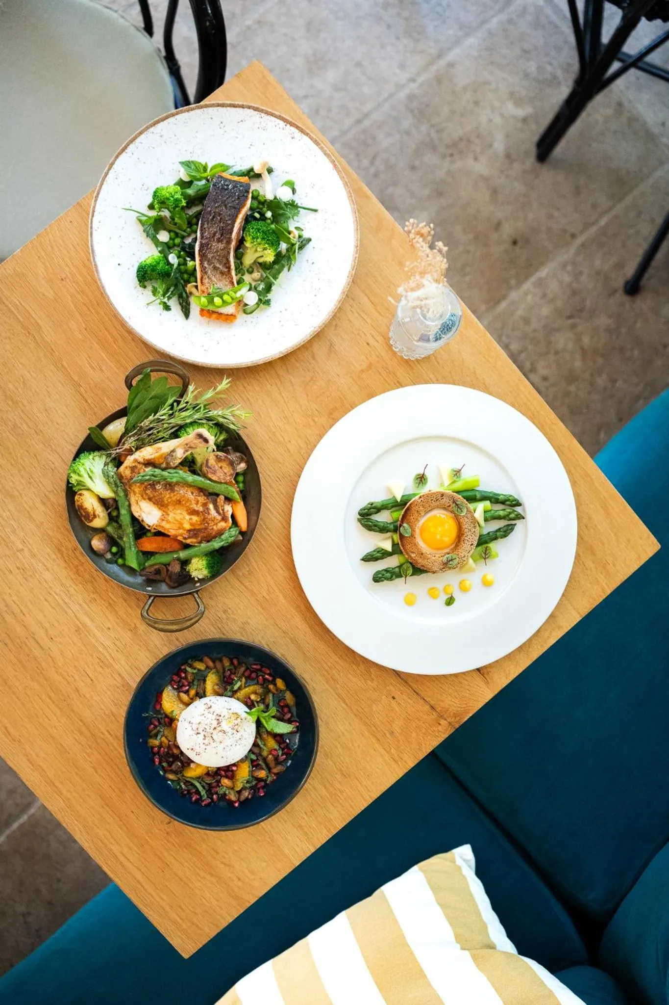 Food and drinks in Domaine de Bellevue - Restaurant & Spa