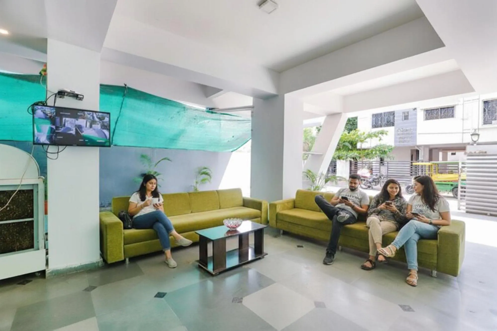 Seating area in Via Osca Inn