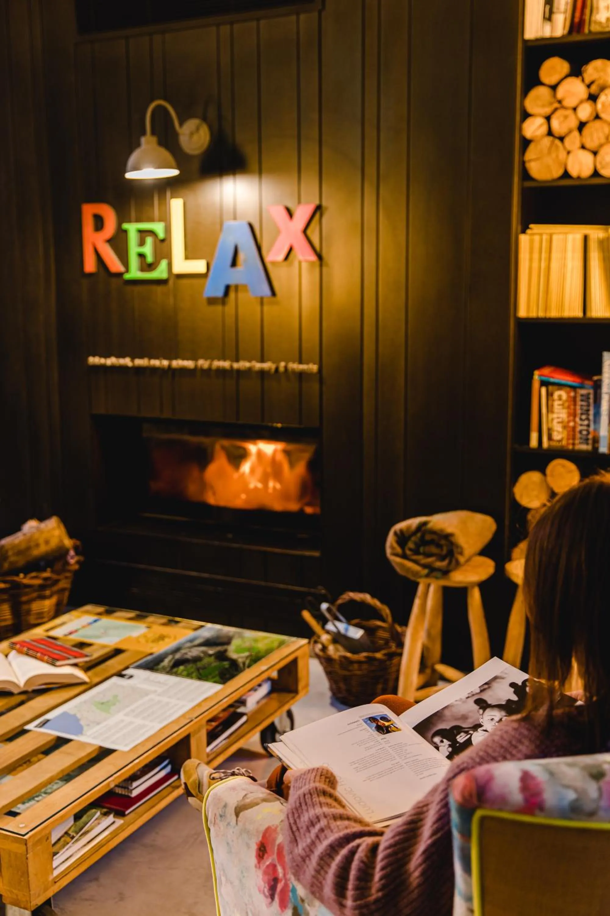 fireplace in Cooking and Nature - Emotional Hotel