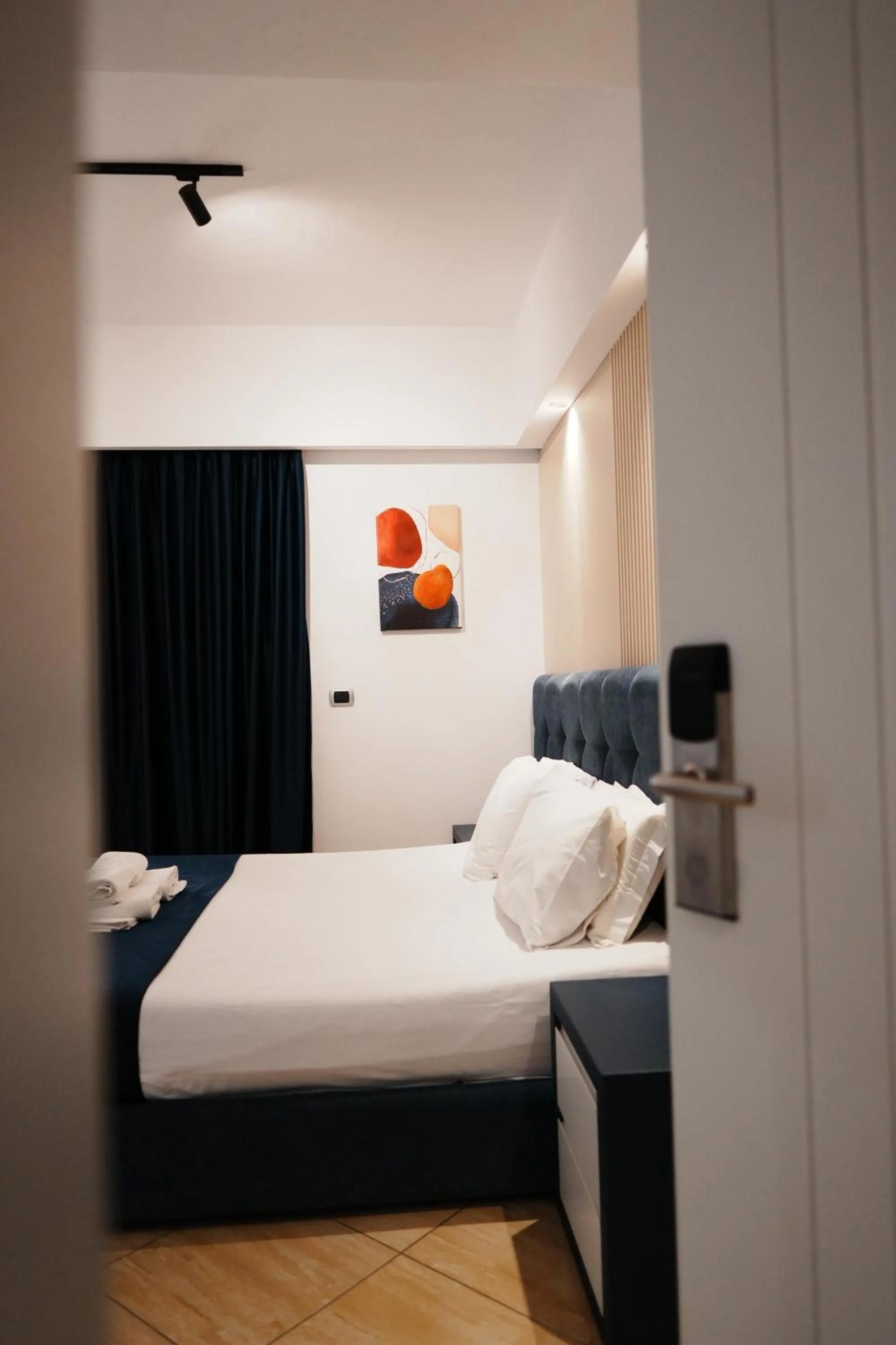 Bed in Hotel Blue Sky