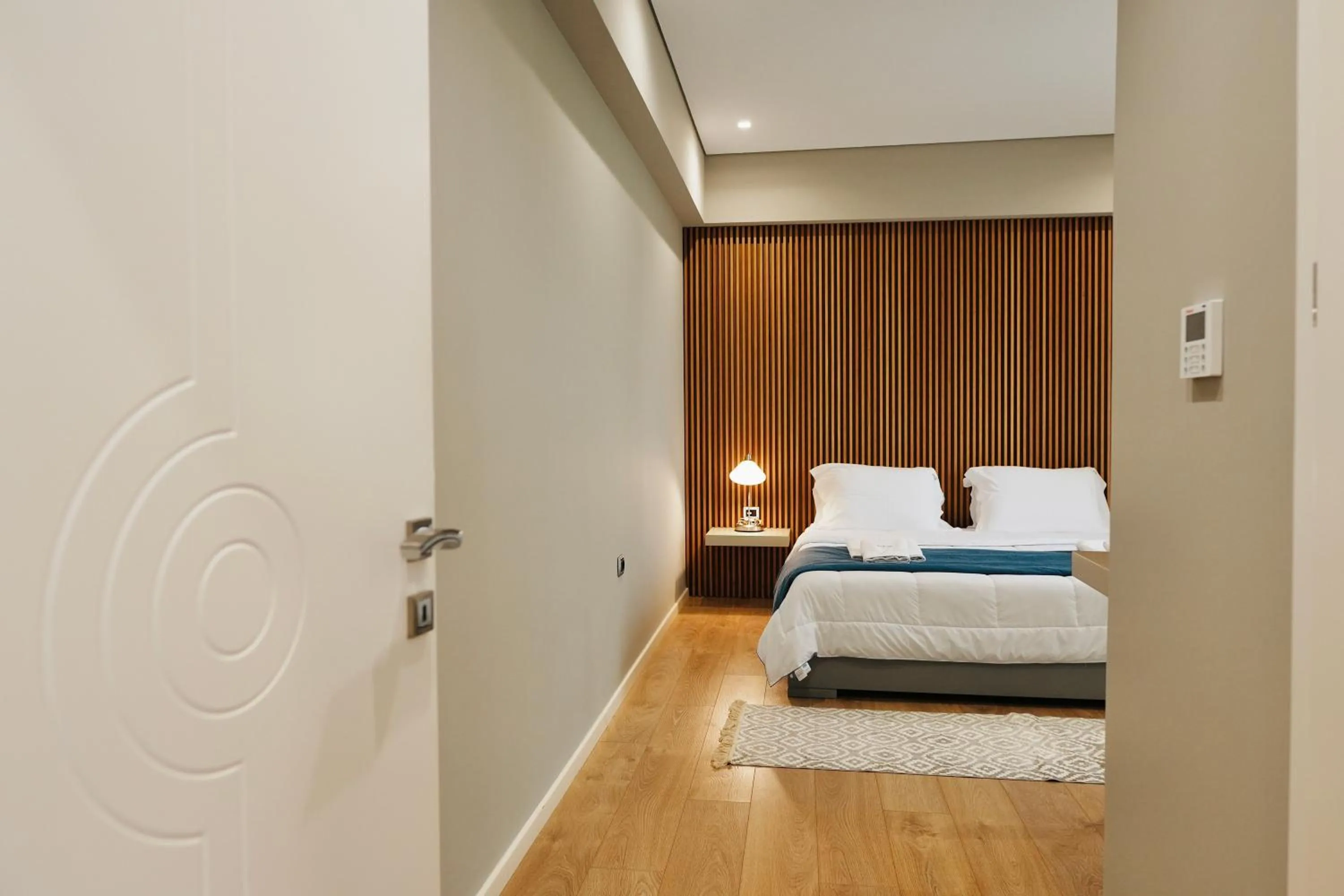 Bed in Hotel Blue Sky