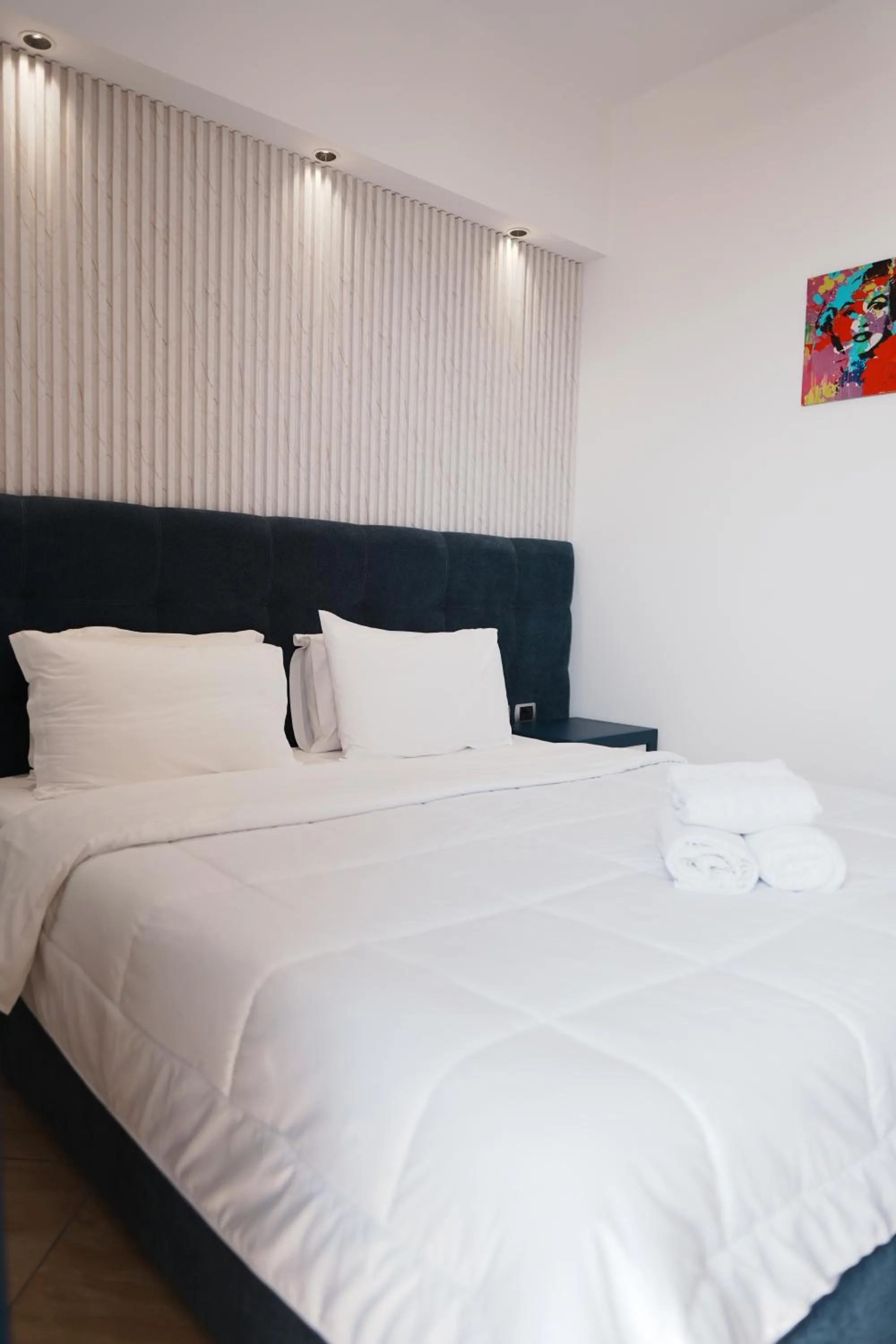 Bed in Hotel Blue Sky