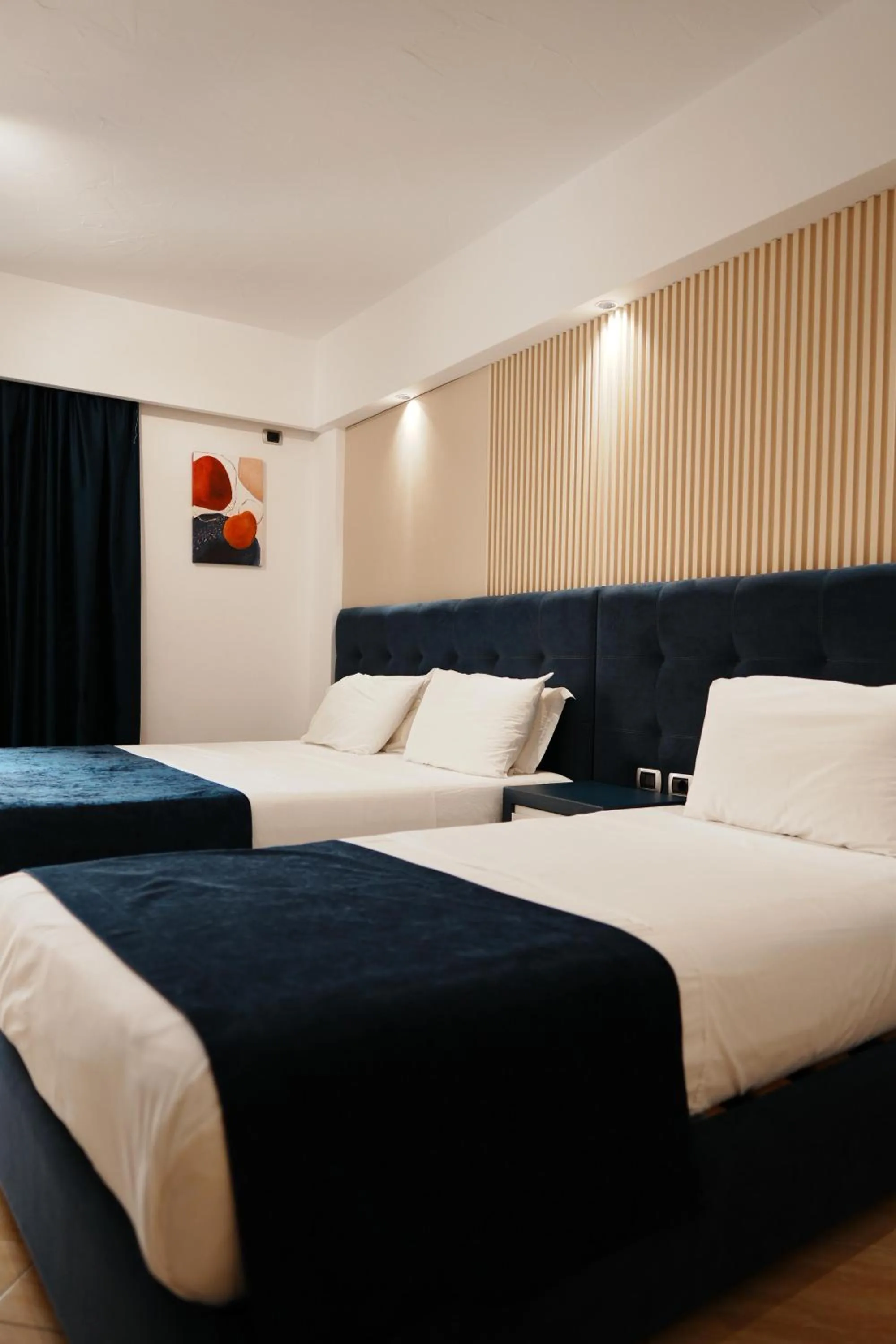 Bed in Hotel Blue Sky