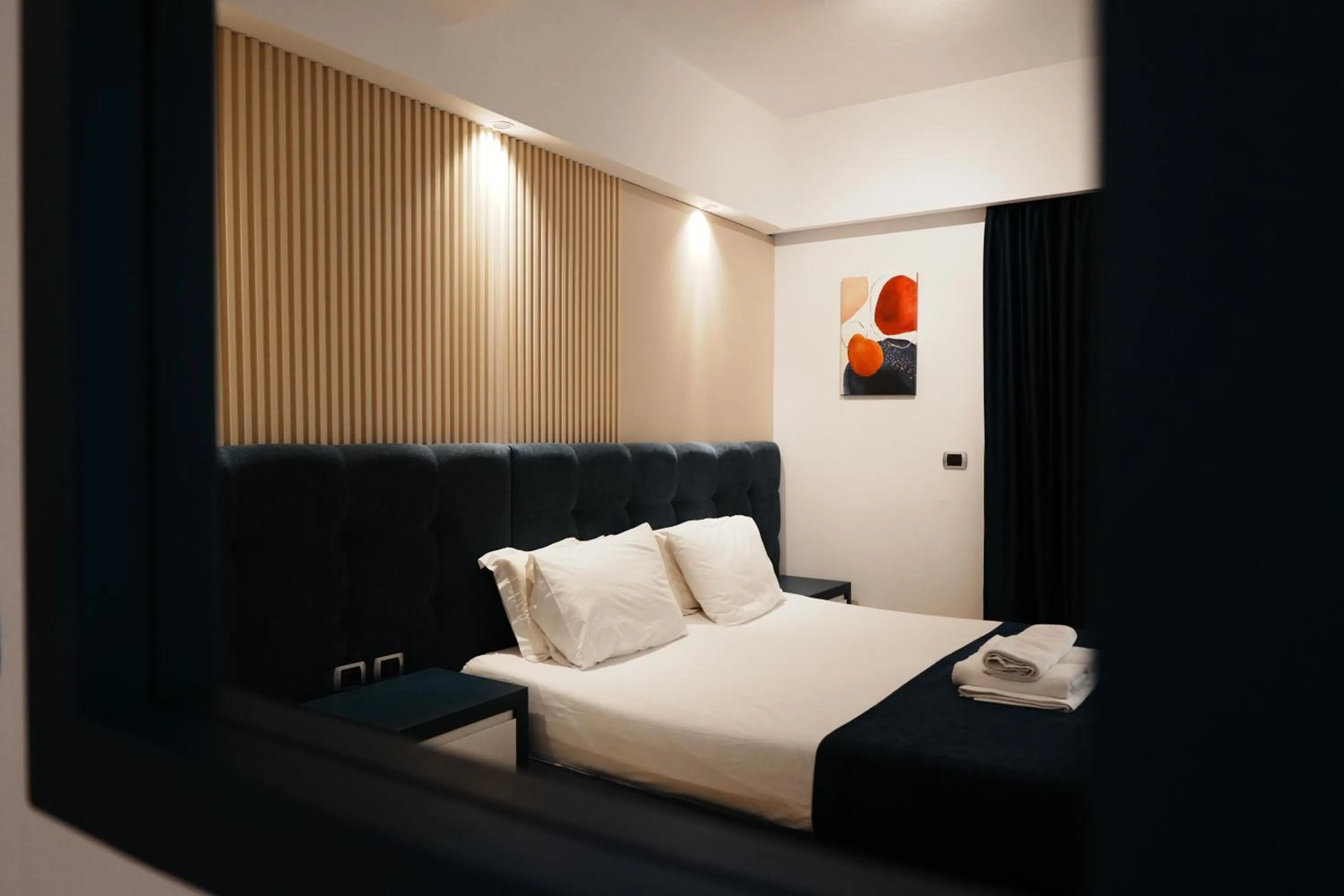 Bed in Hotel Blue Sky