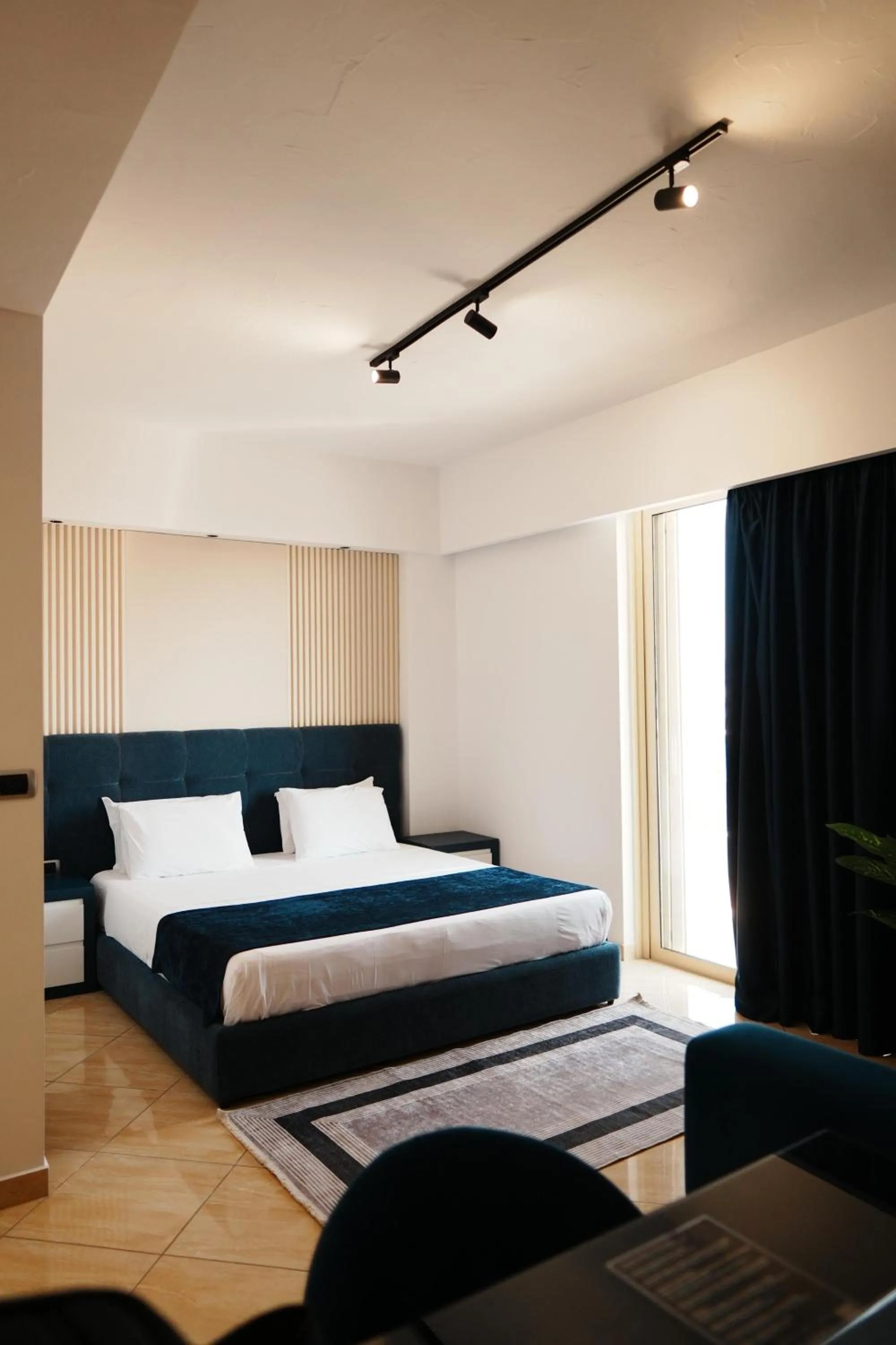 Bed in Hotel Blue Sky