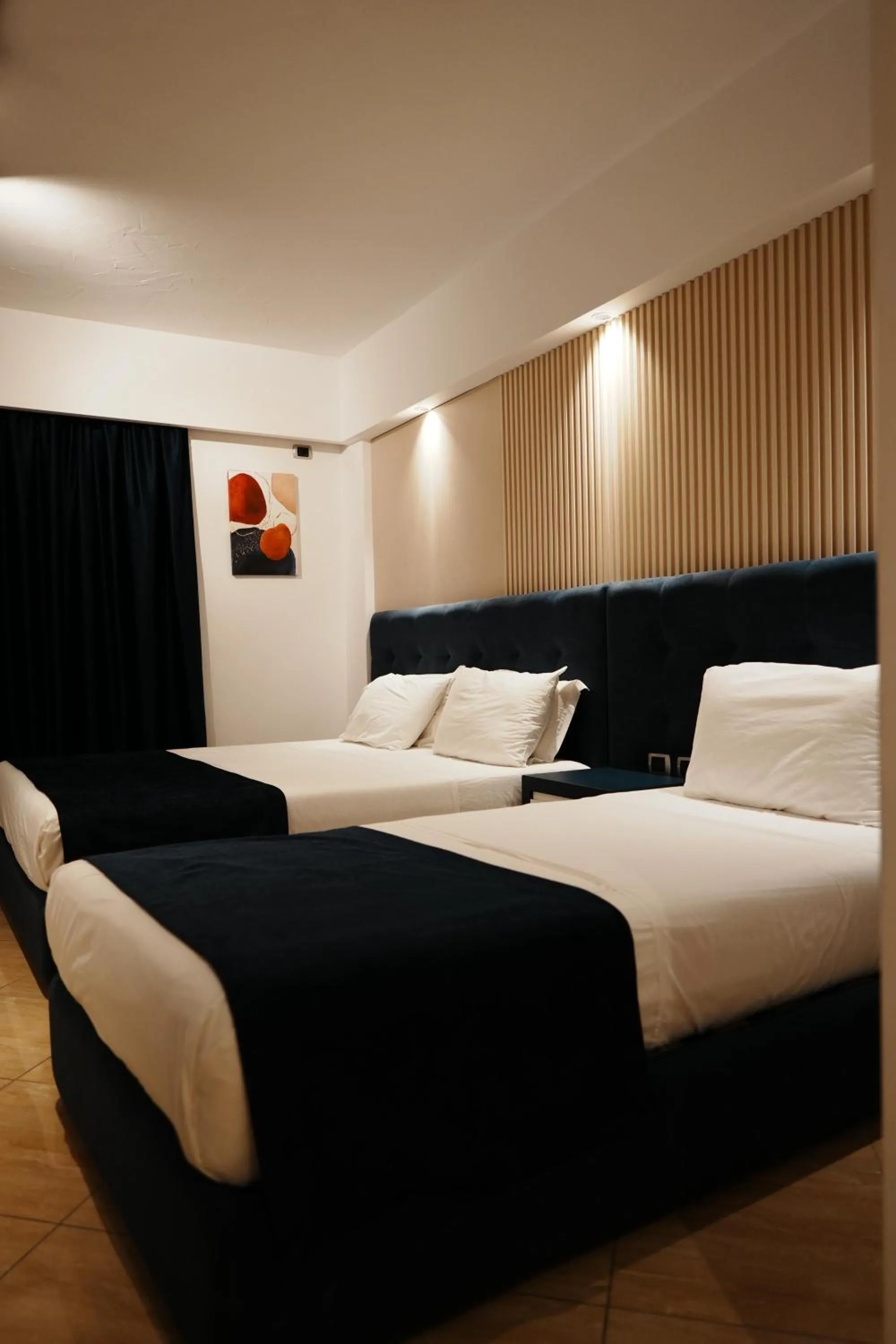 Bed in Hotel Blue Sky