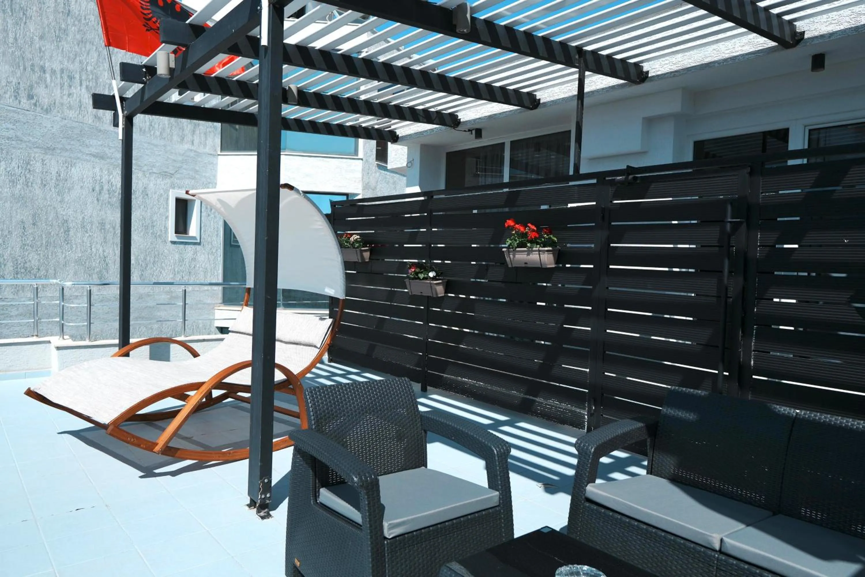 Living room in Hotel Blue Sky