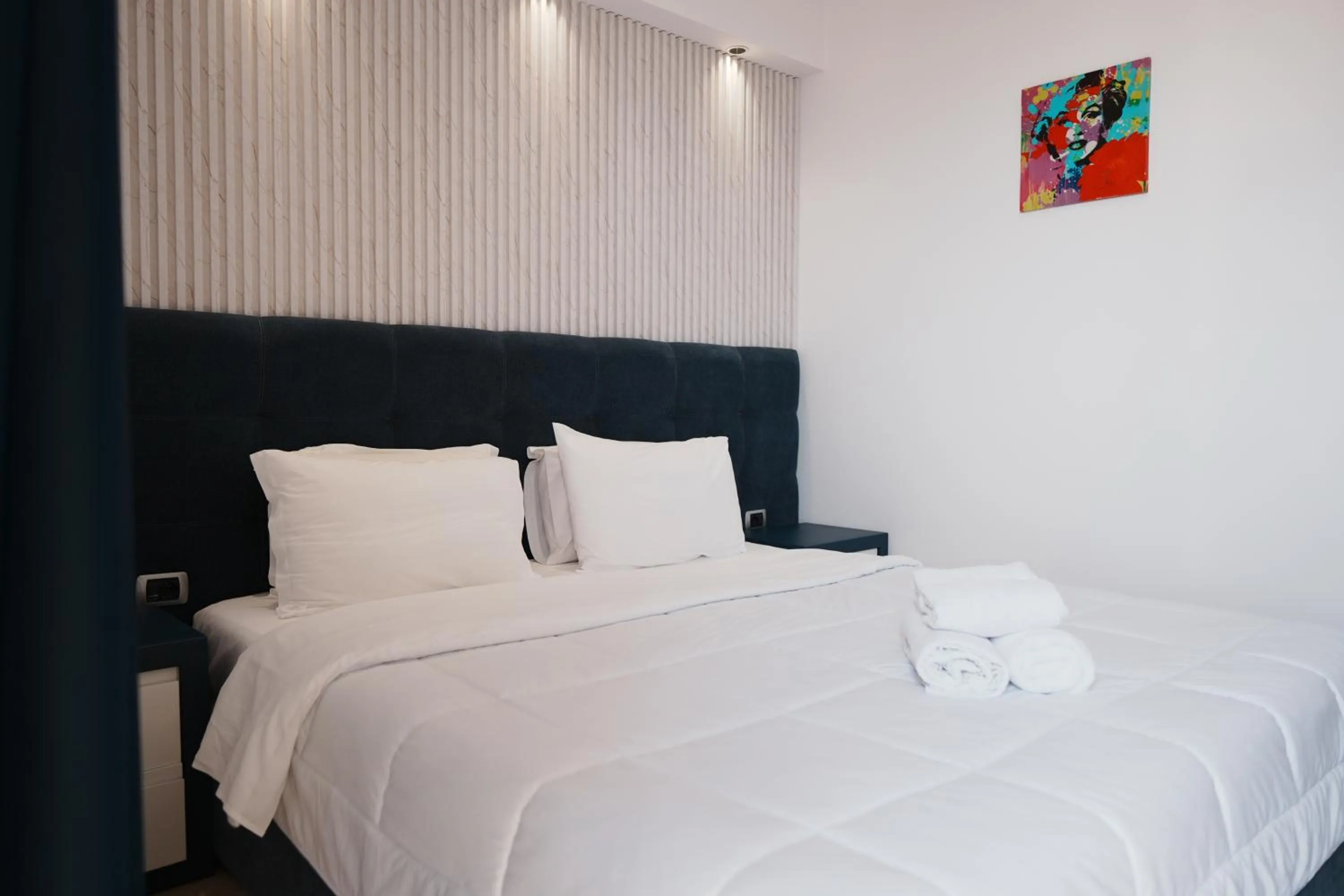 Bed in Hotel Blue Sky