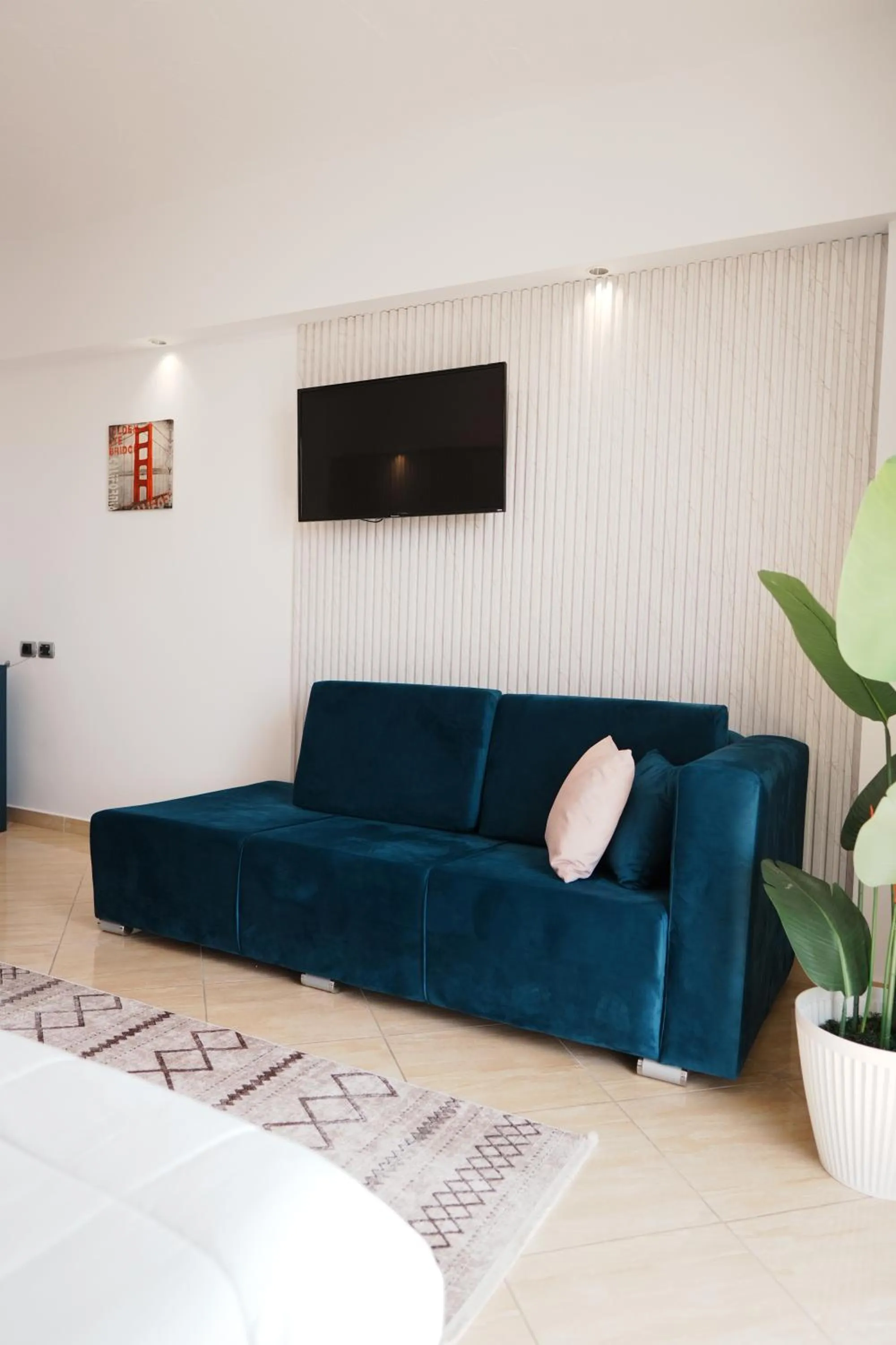 Bed in Hotel Blue Sky