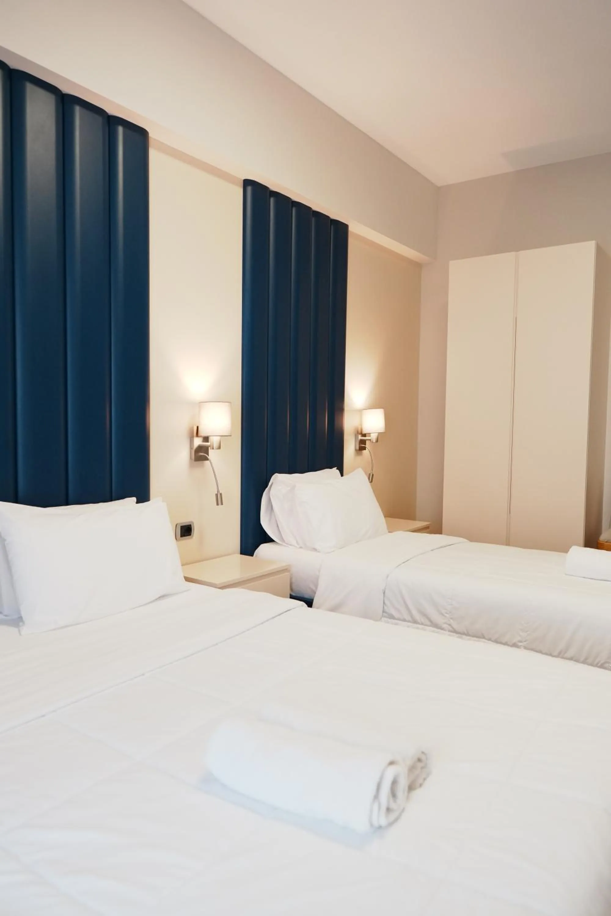 Bed in Hotel Blue Sky