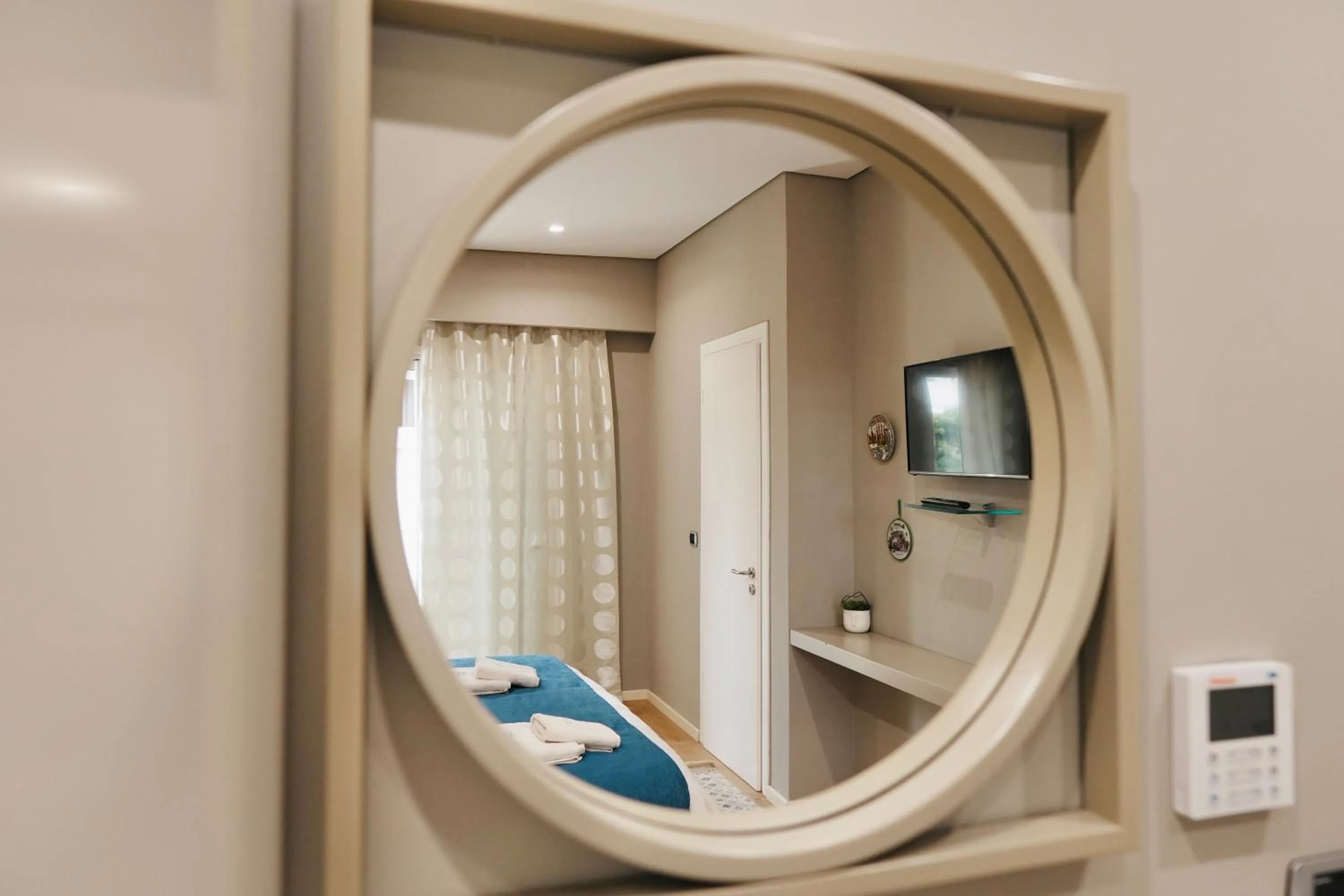 Bed in Hotel Blue Sky