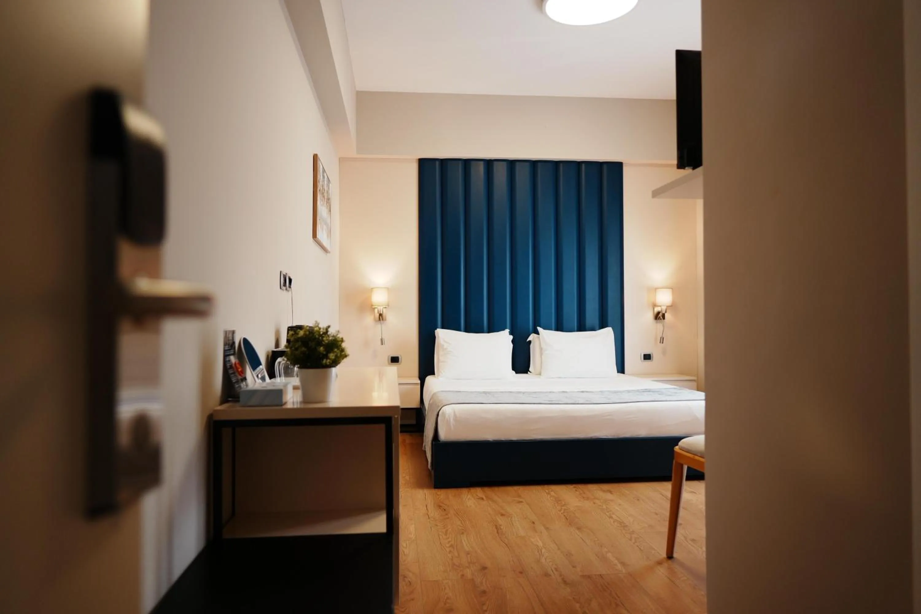 Bed in Hotel Blue Sky